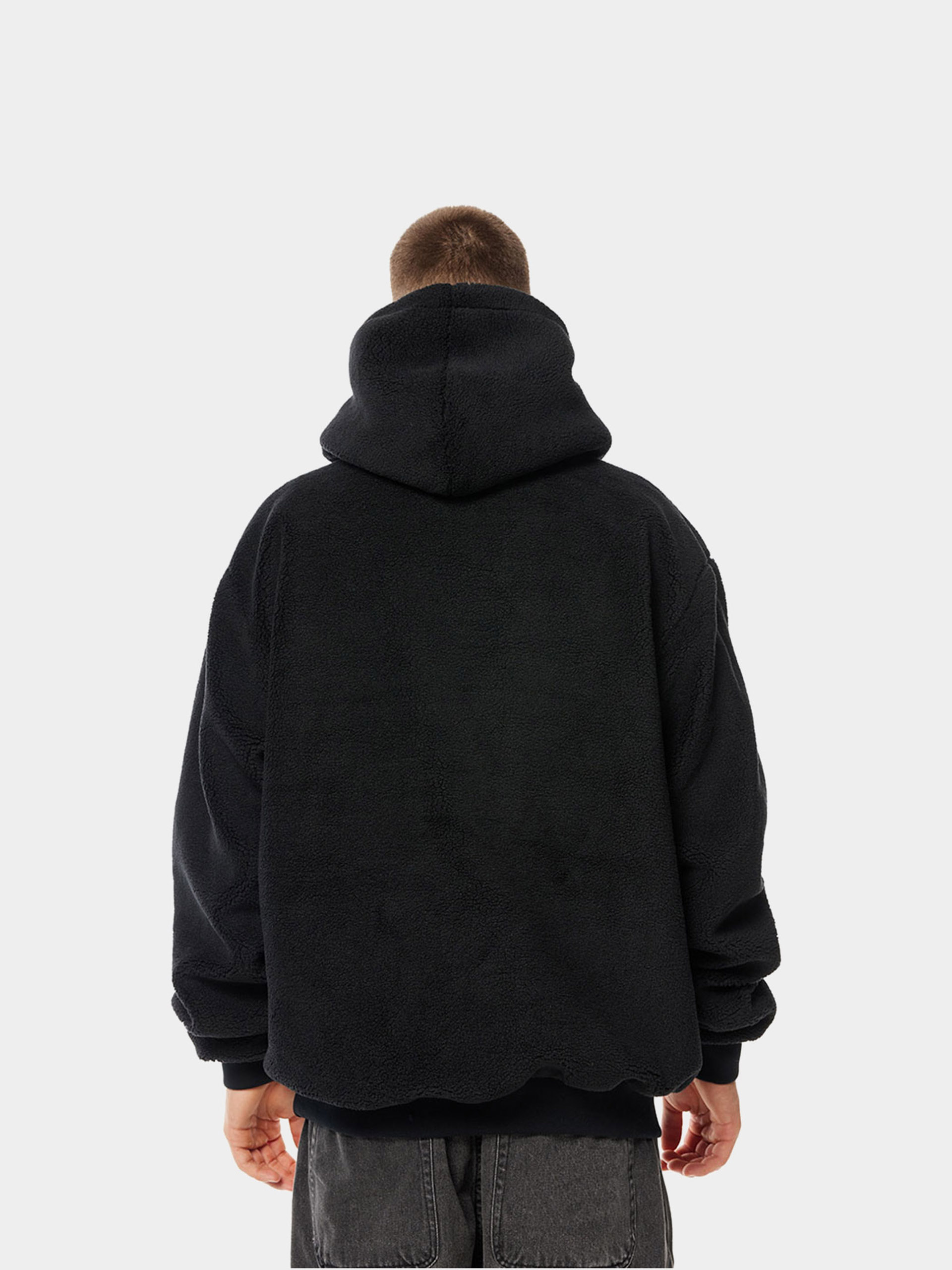 Куртка MassDnm Patch Teddy Zip Hoody (grey)