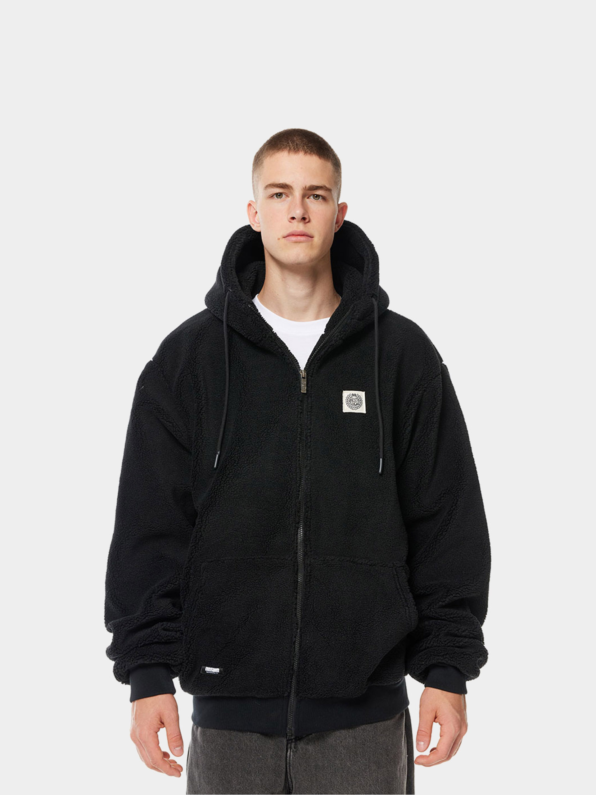 Куртка MassDnm Patch Teddy Zip Hoody (grey)
