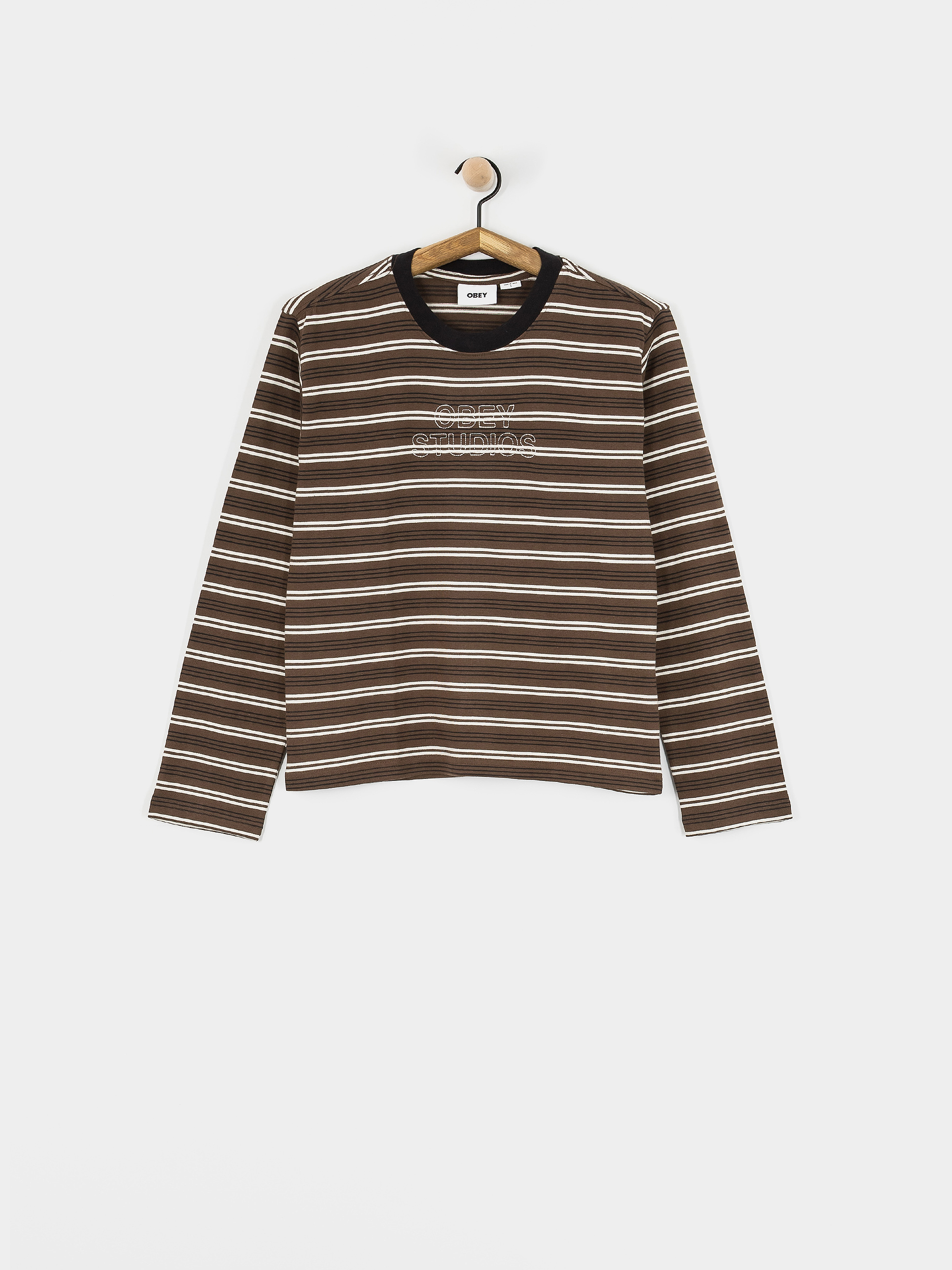 Лонгслів OBEY Louie Stripe Wmn