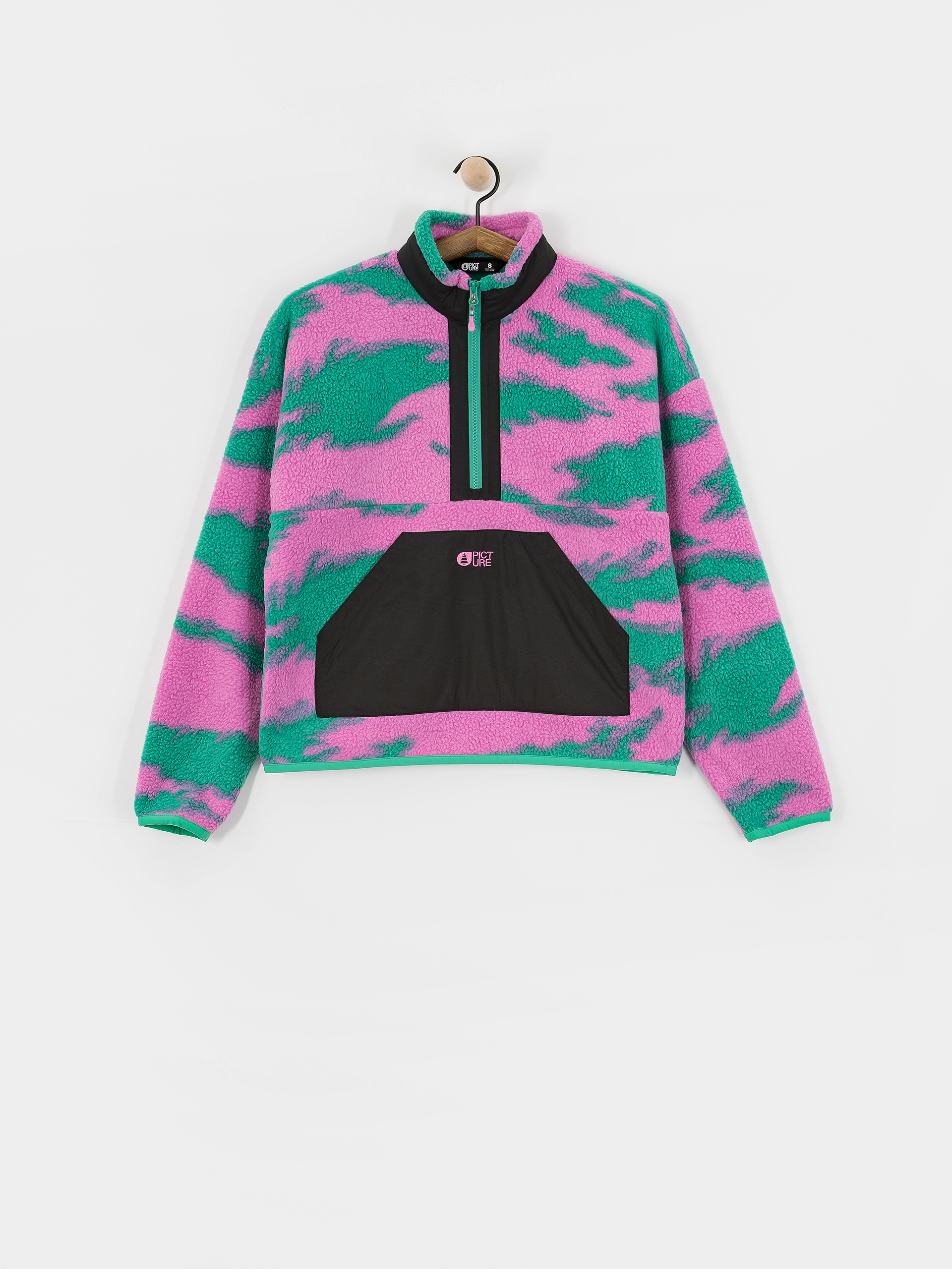 Жіночий Флісовий светр Picture Zelkova Printed 1/4 Zip (retro bliss print)