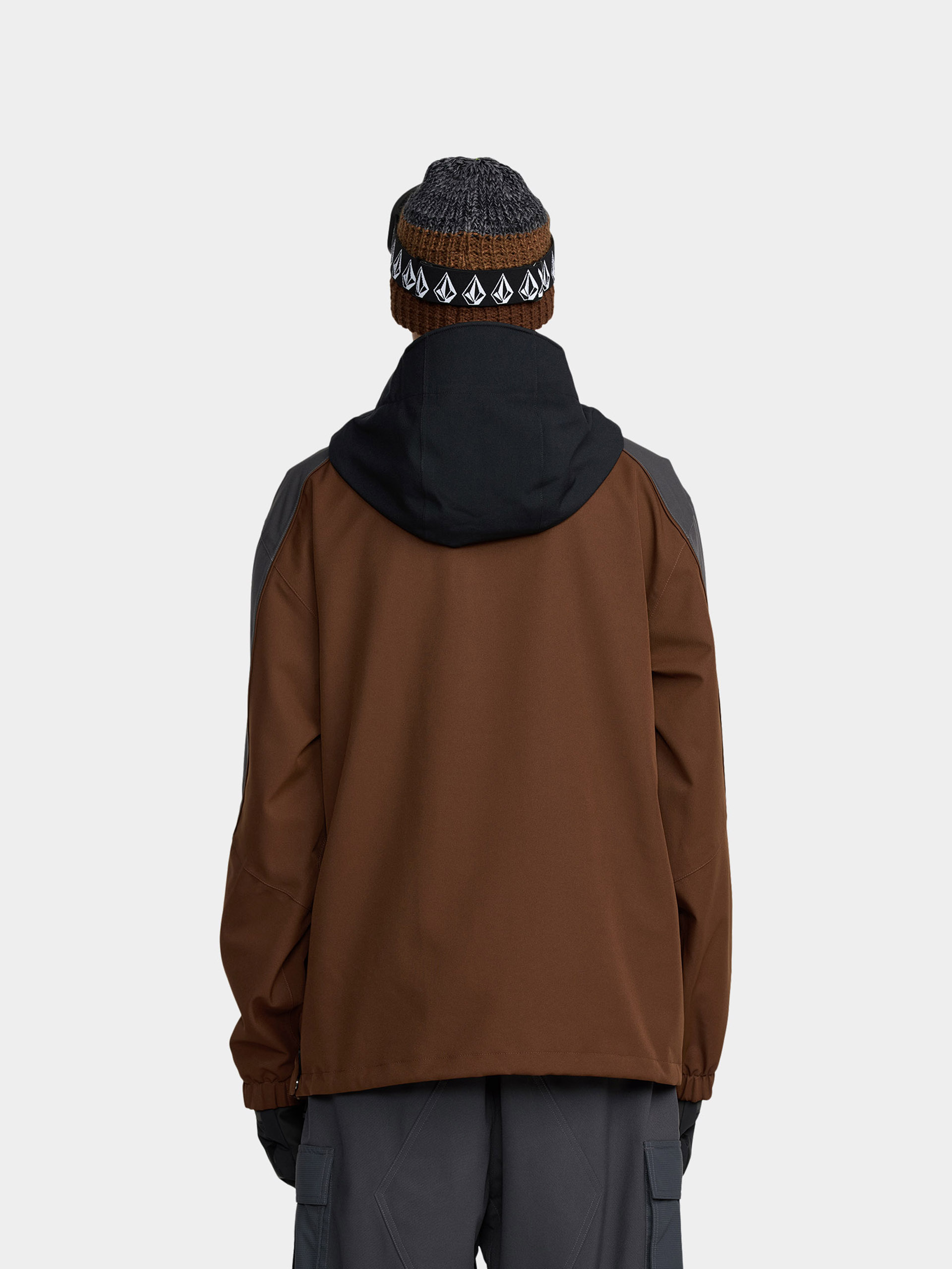 Чоловіча Сноубордична куртка Volcom Brighton Pullover (brown)