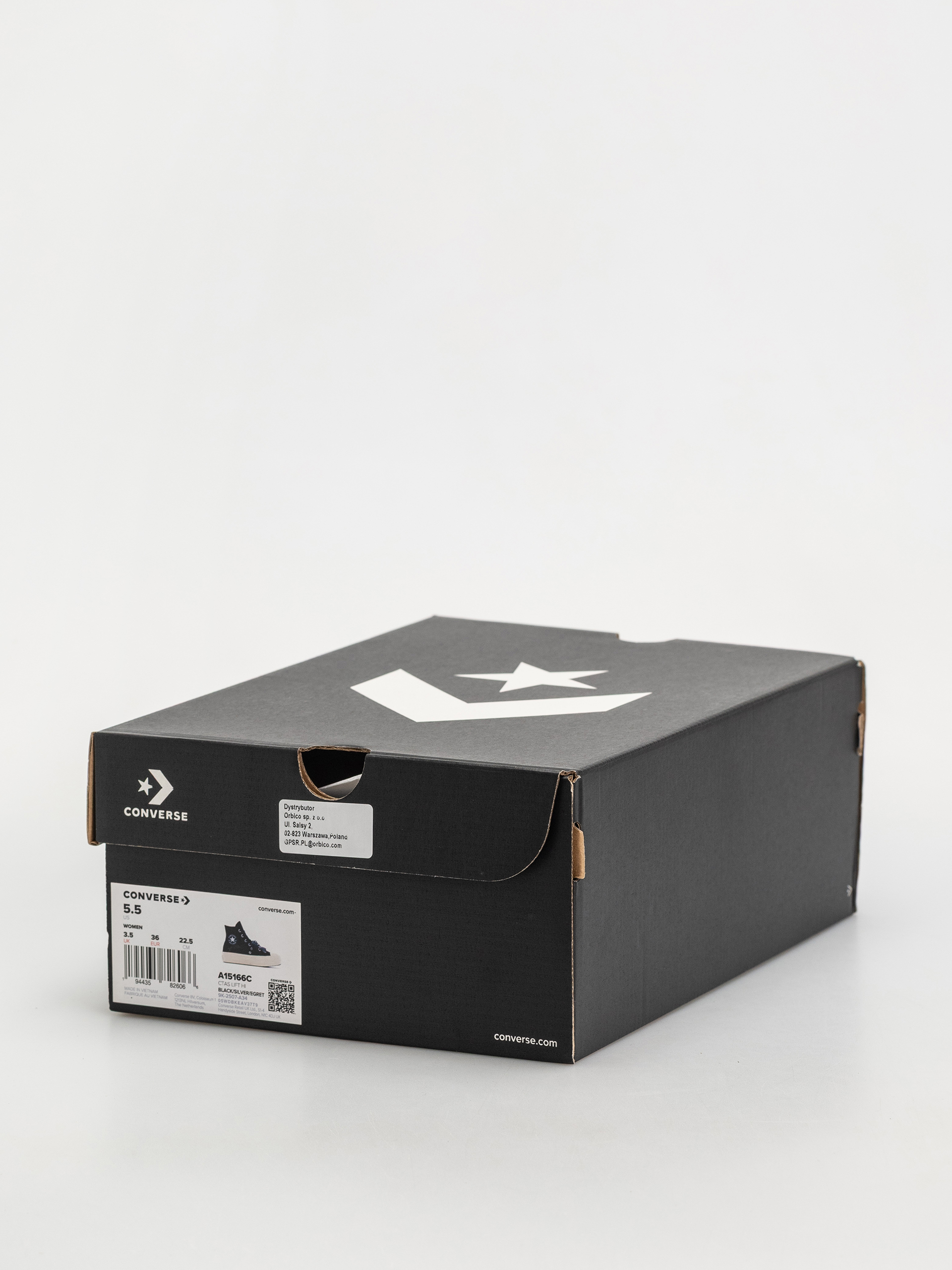 Кеди Converse Chuck Taylor All Star Lift Hi Wmn (black/silver/egret)