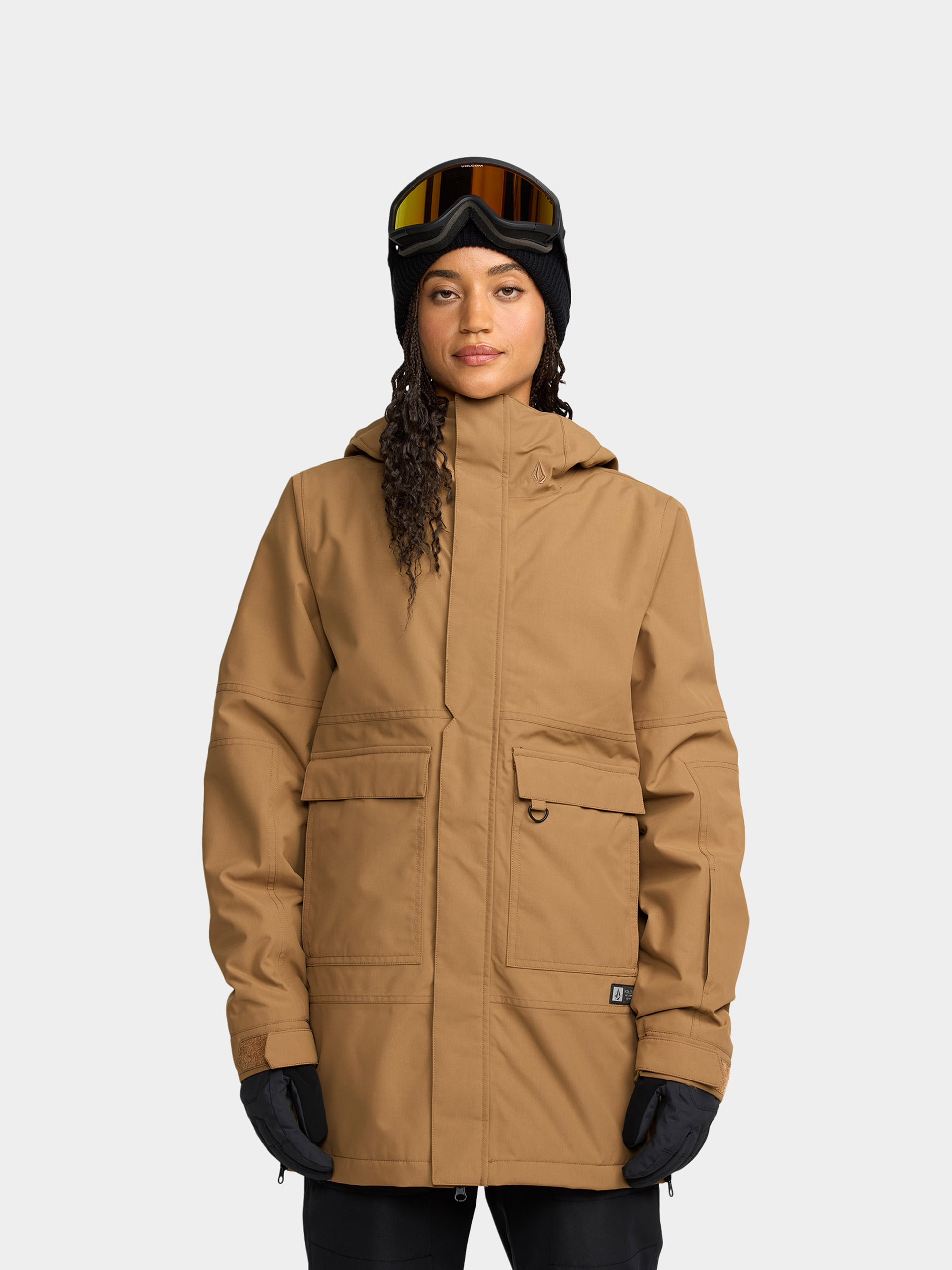 Сноубордична куртка Volcom Qc Cruiser Ins Parka Wmn (bronze)