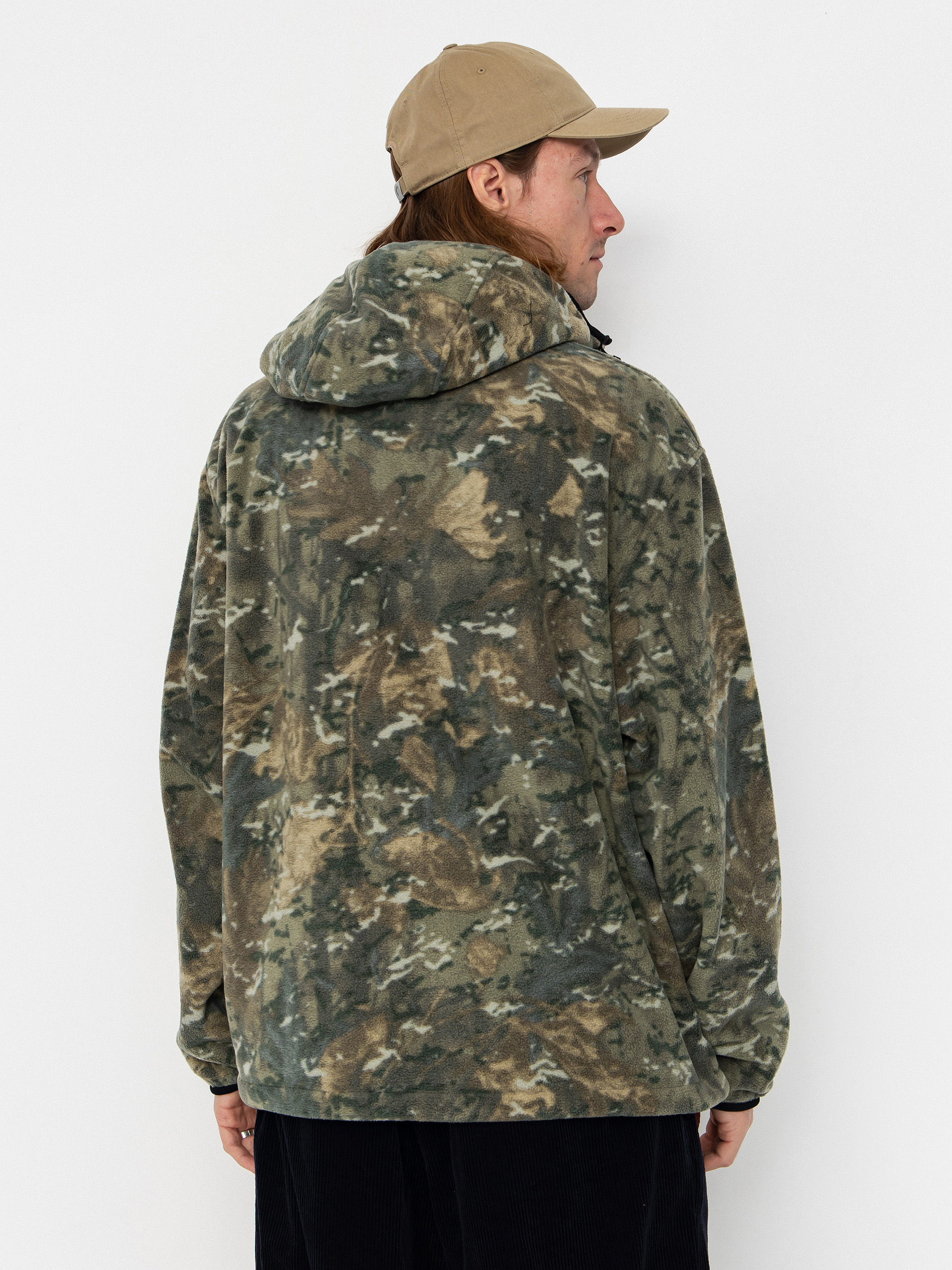 Чоловічий Флісовий светр Carhartt WIP Blevin (camo combi/green)