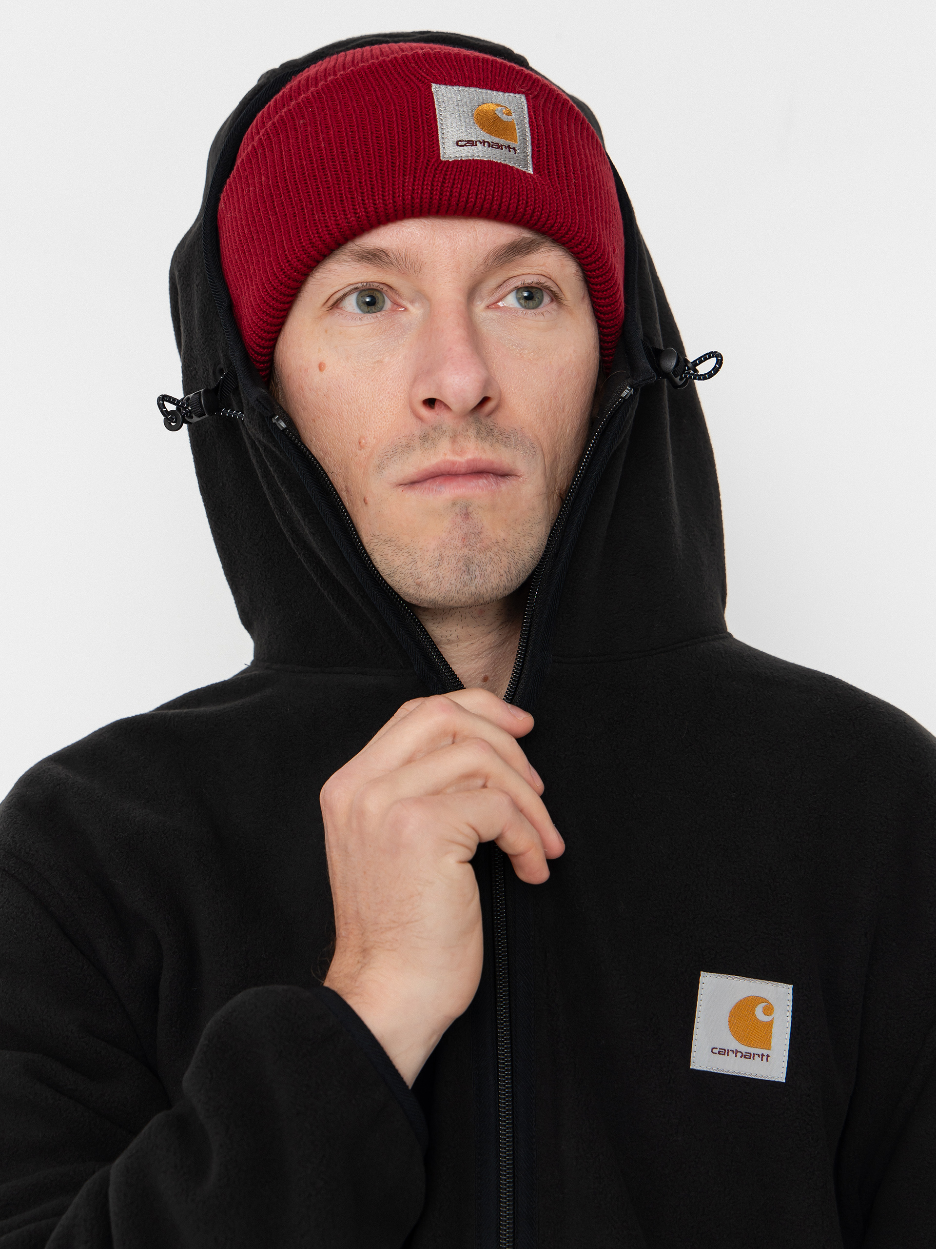 Чоловічий Флісовий светр Carhartt WIP Blevin (black)
