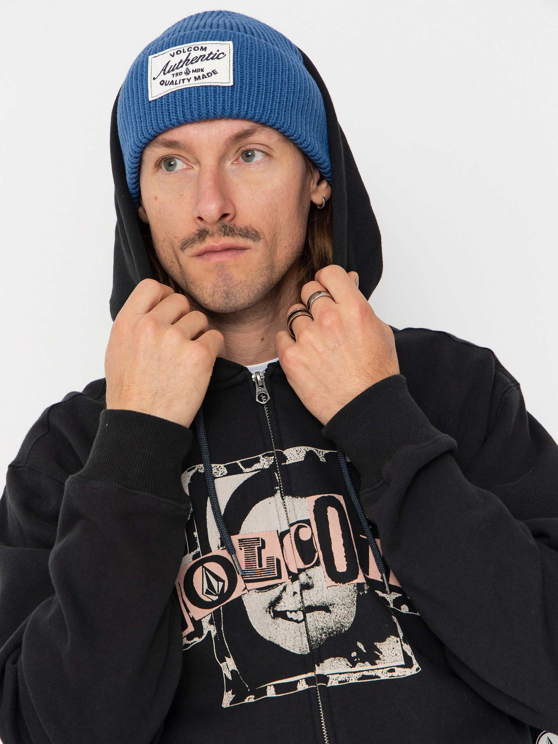 Худі Volcom Stick Stoner ZHD (antique black)