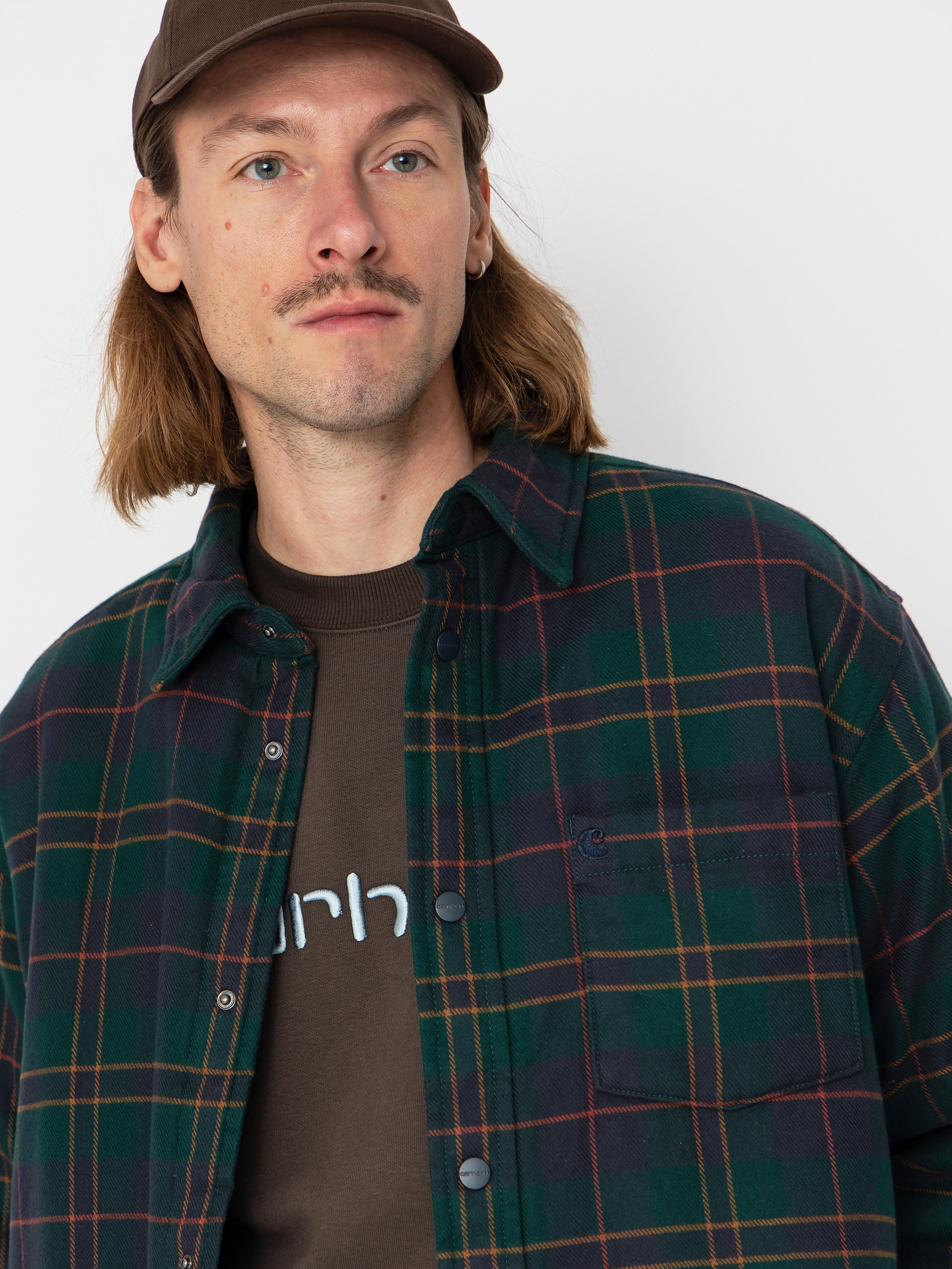 Куртка Carhartt WIP Gargan (gargan check/dark fir)