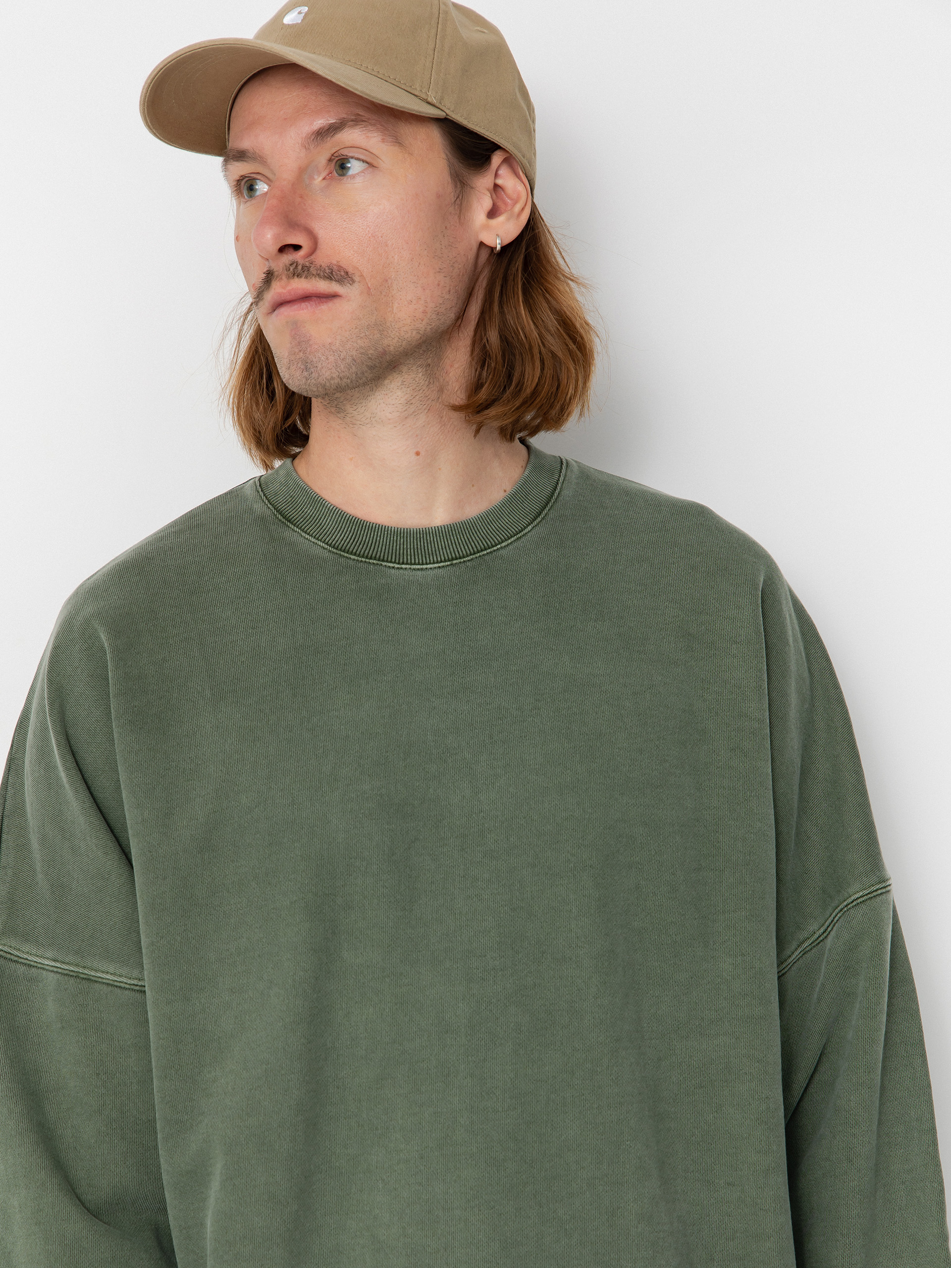 Світшот Carhartt WIP RGGD (opuntia/garment dyed)