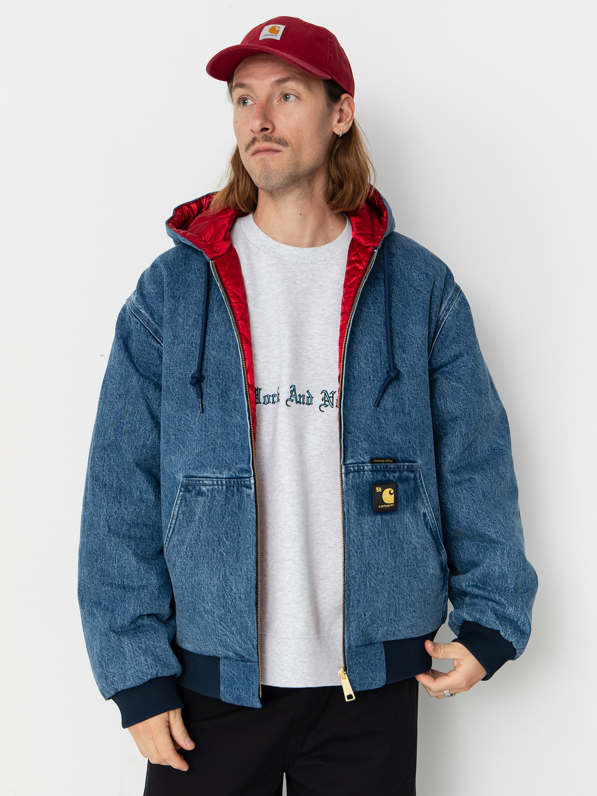 Куртка Carhartt WIP 50 Years Anniversary OG Active (blue/usa red/stone bleached)