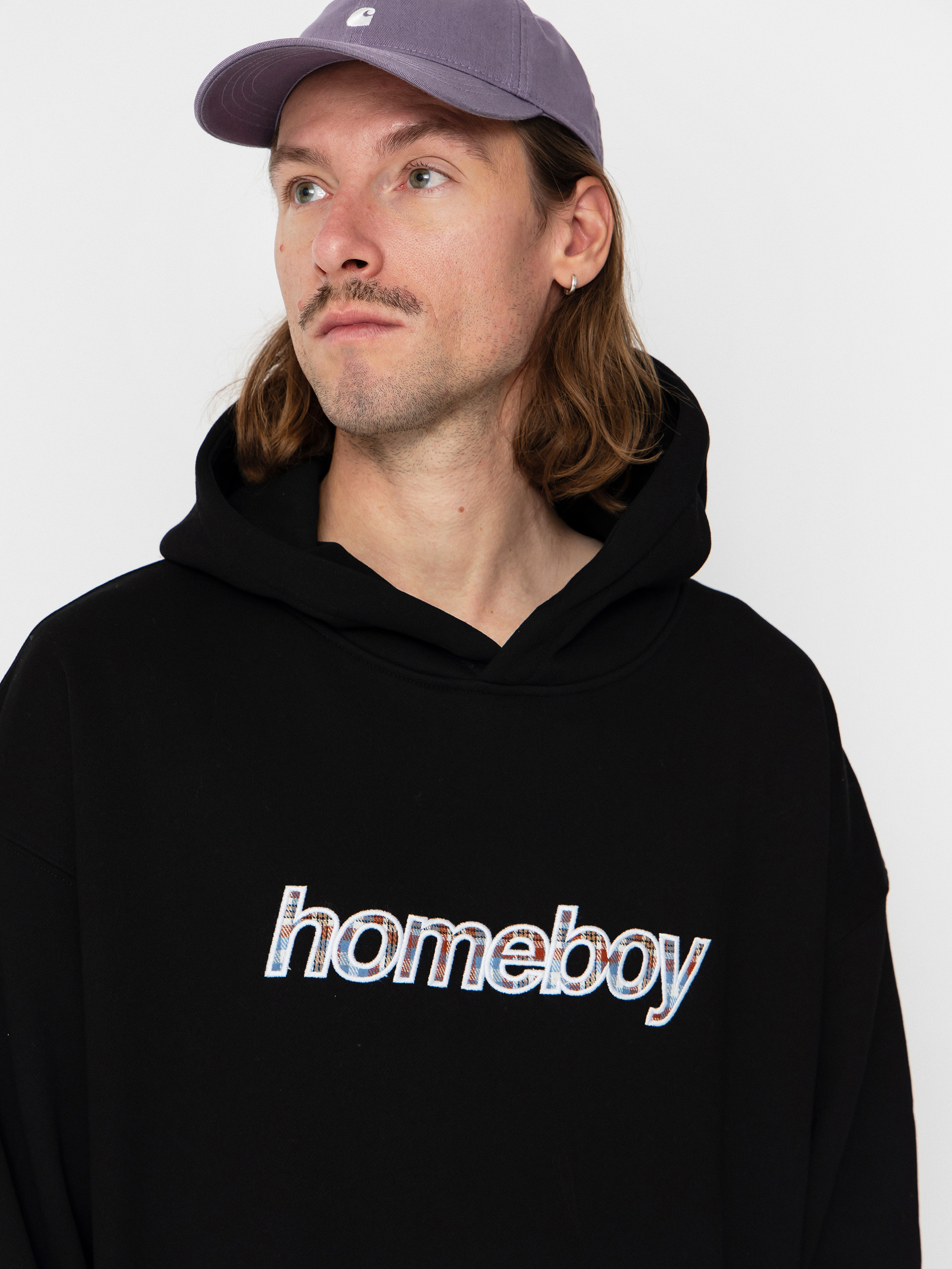 Худі Homeboy Plaid Helvetica HD (black)