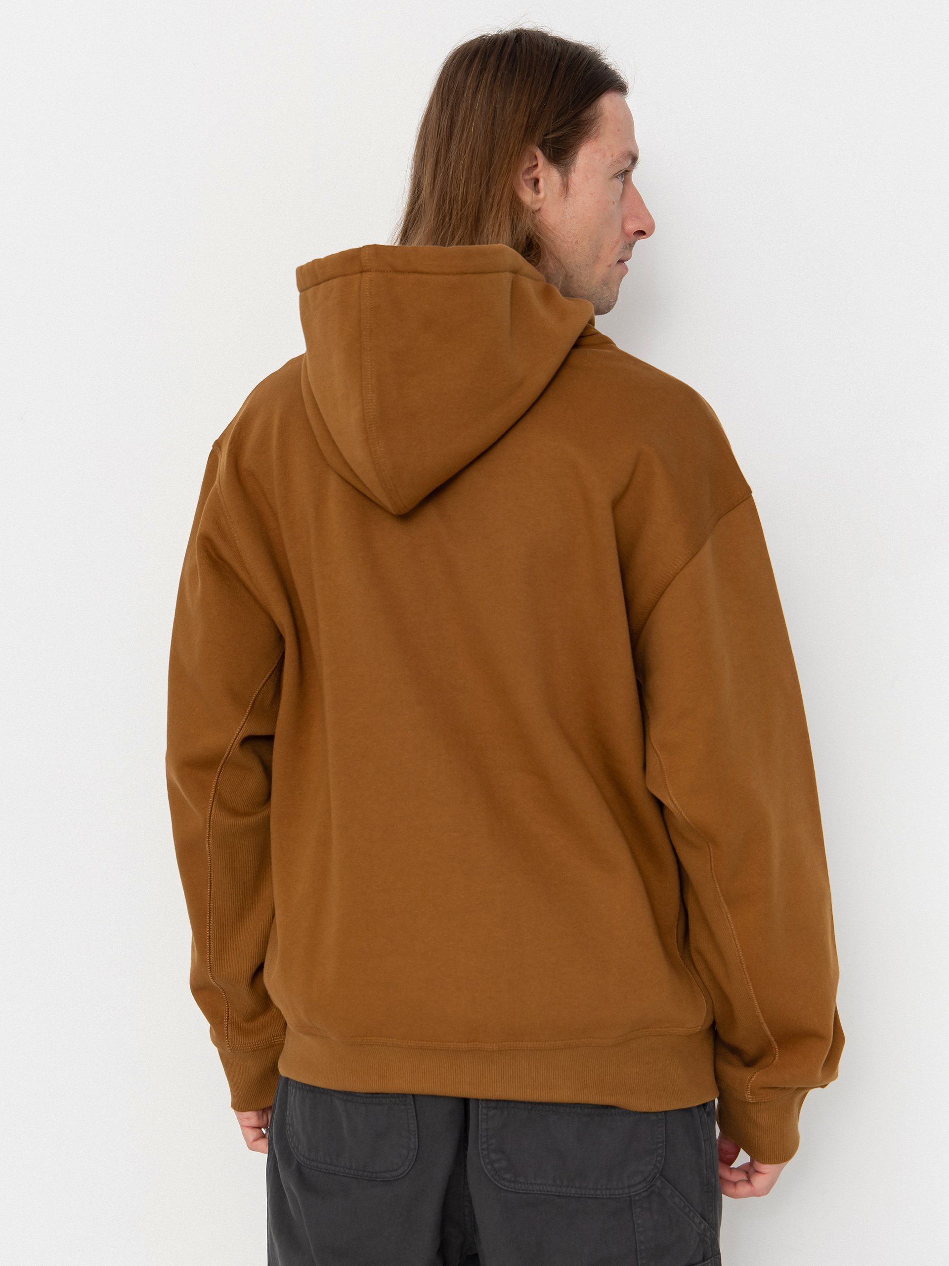 Худі Carhartt WIP American Script ZHD (hamilton brown)