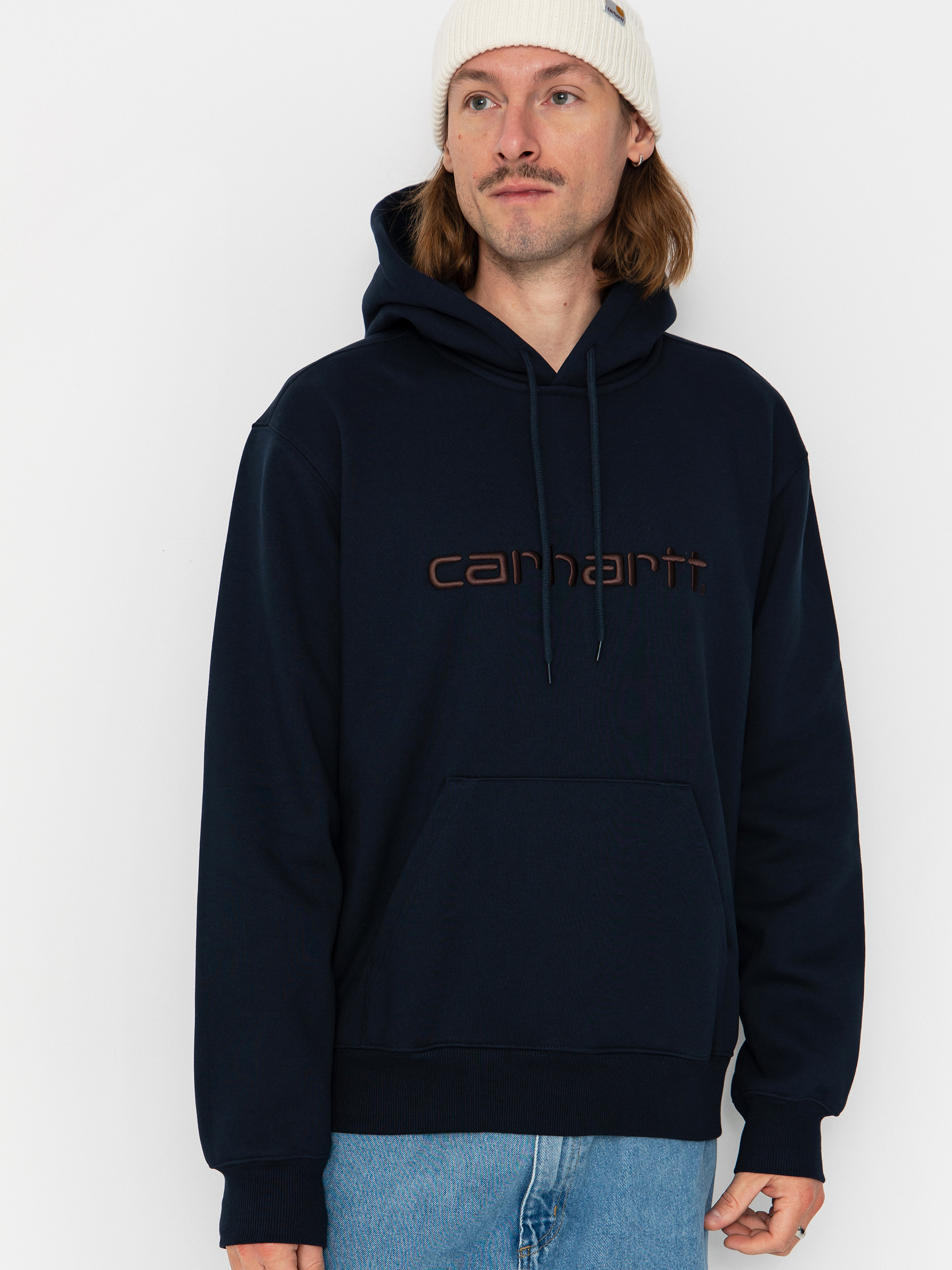 Худі Carhartt WIP Carhartt HD - чорний (black/white)