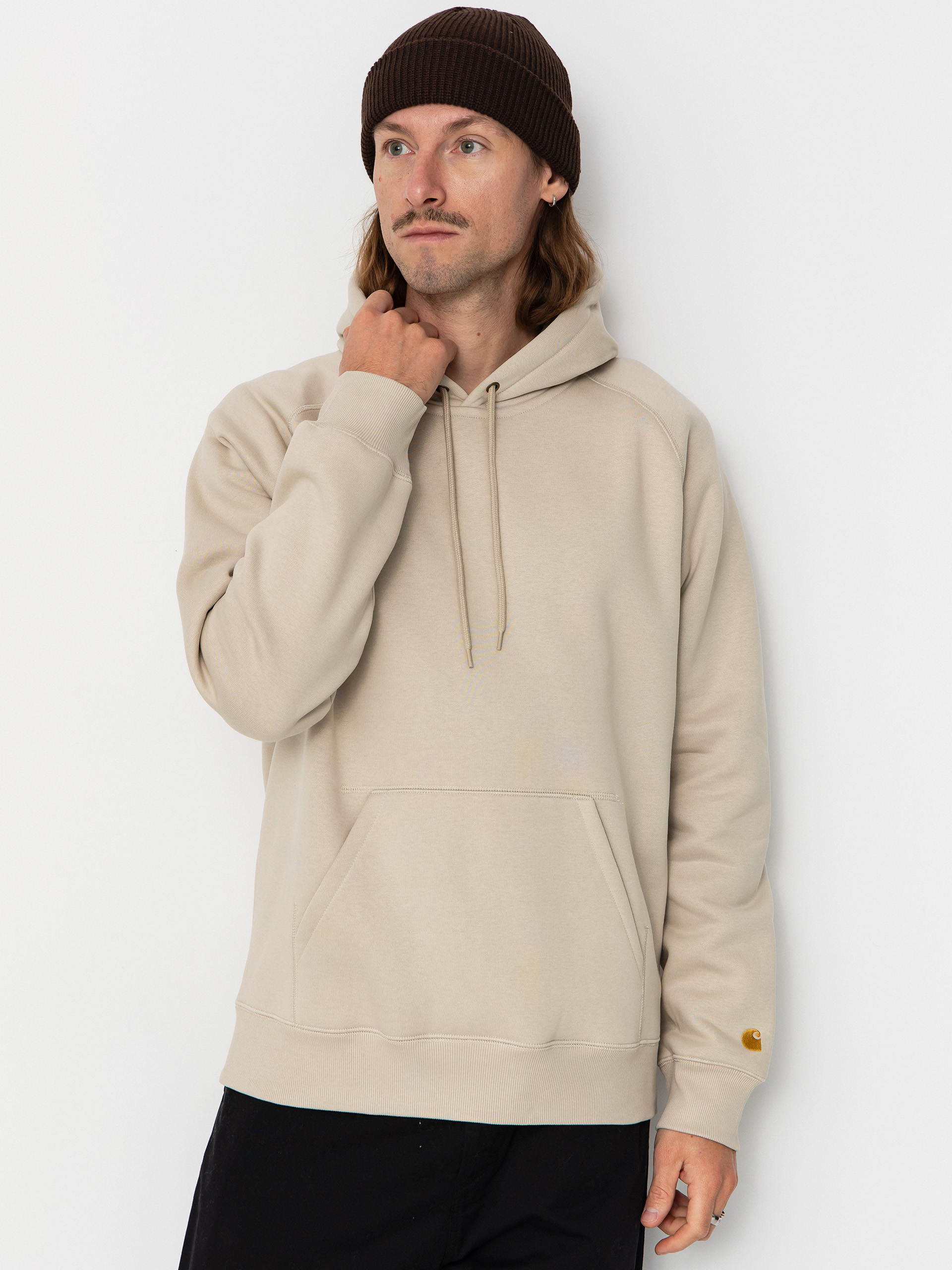 Худі Carhartt WIP Chase HD (fleur de sel/gold)