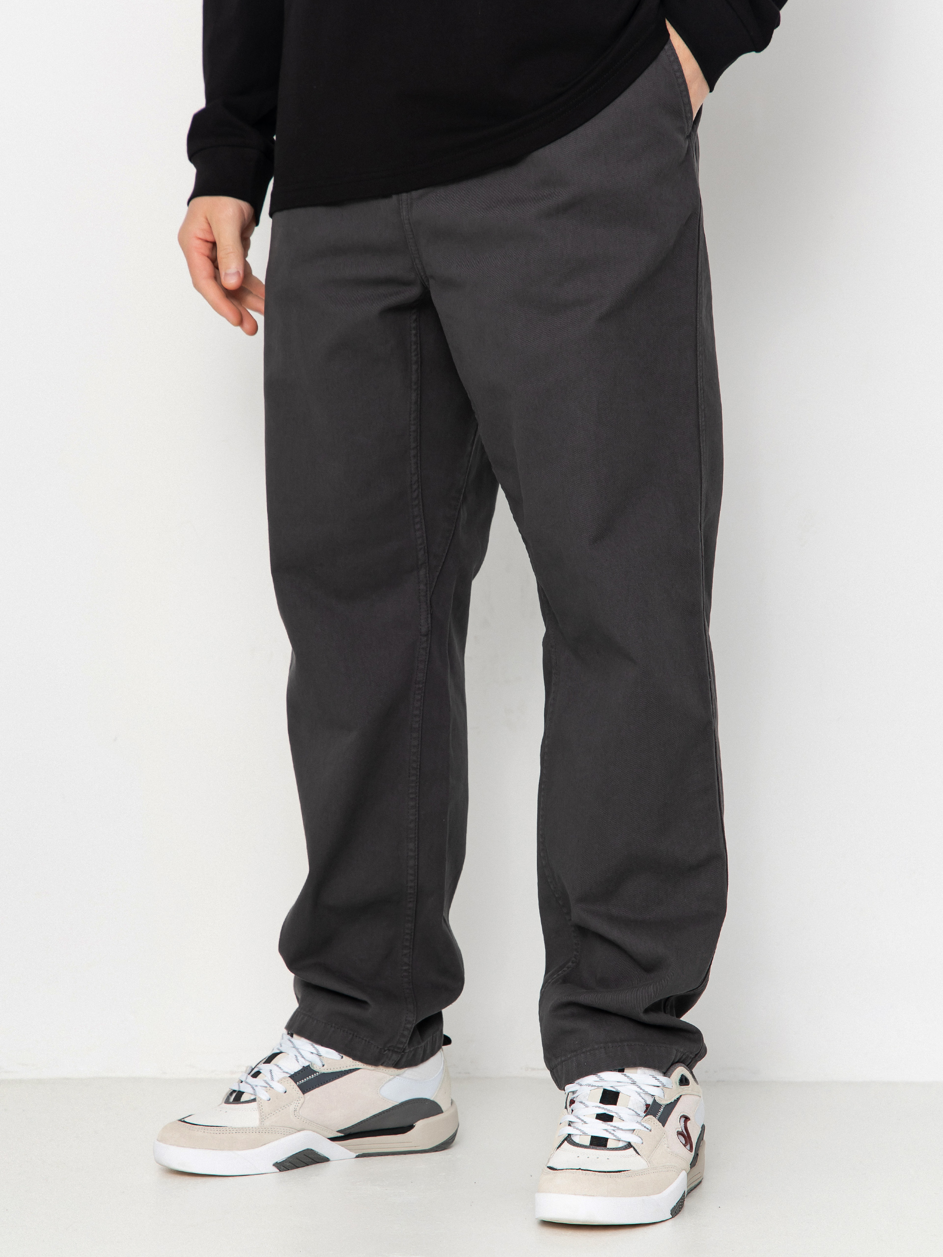 Штани Carhartt WIP Flint (graphite/garment dyed)