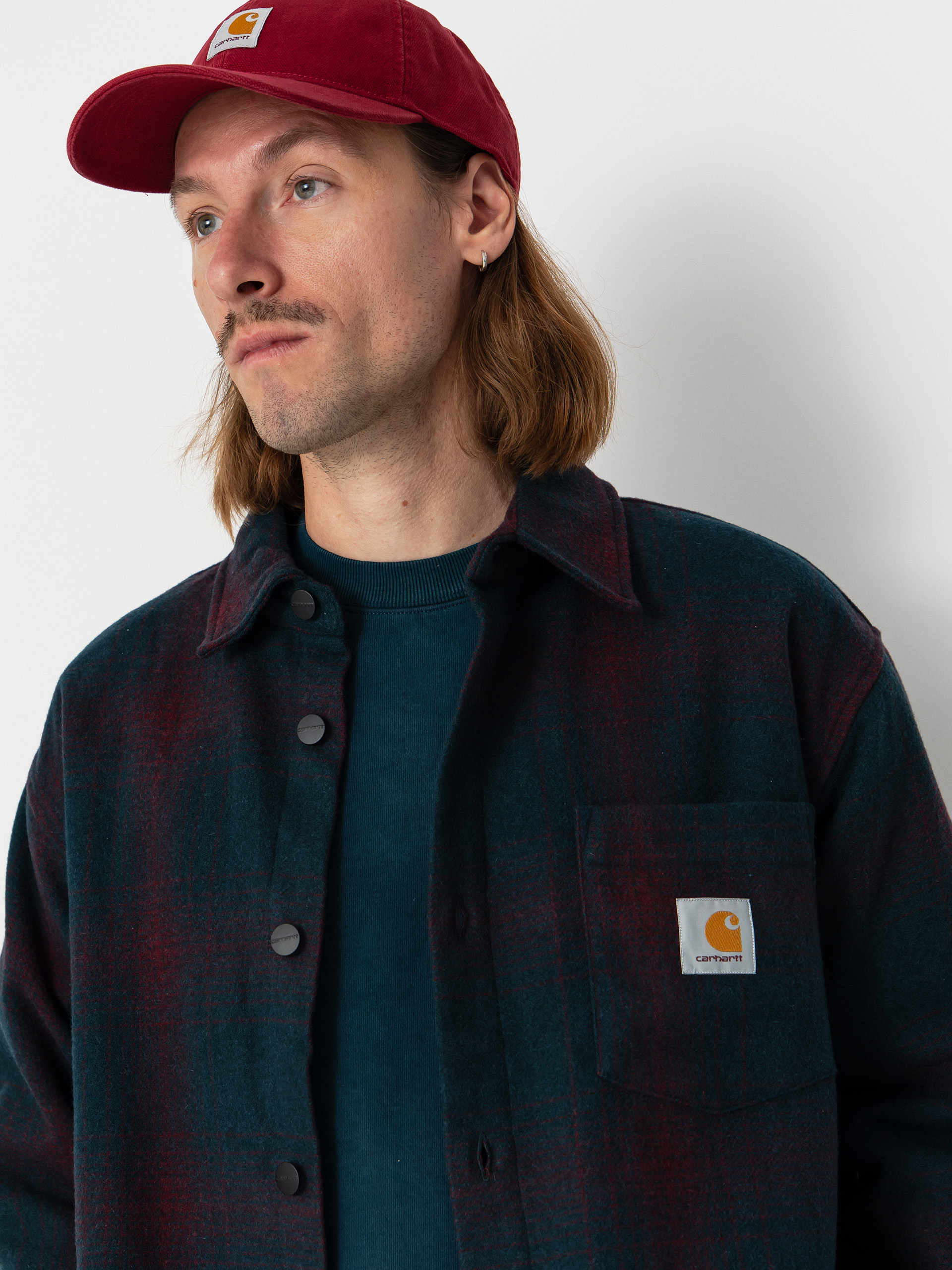 Куртка Carhartt WIP Brennan (brennan check/deep lagoon/rondo)