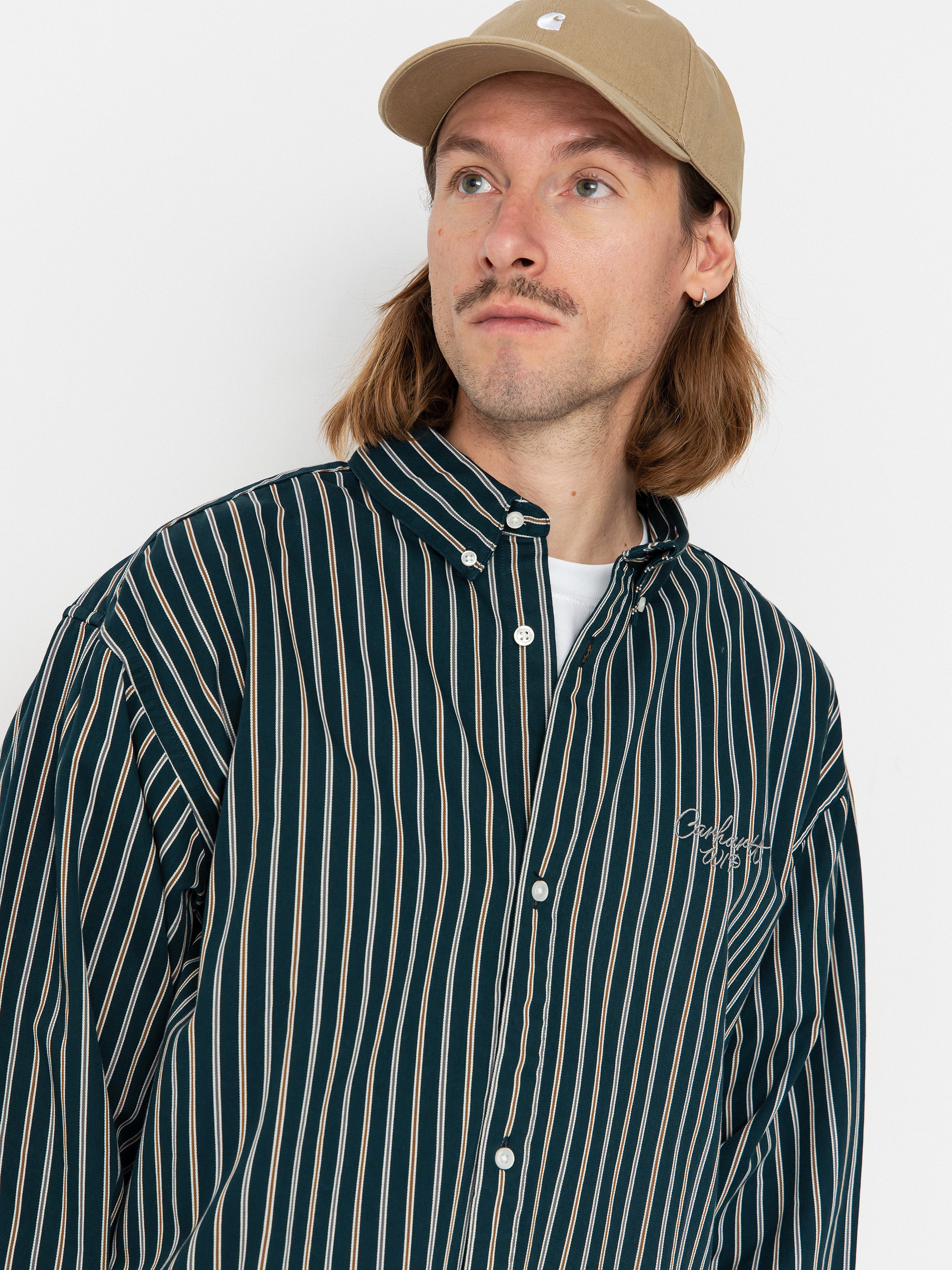 Сорочка Carhartt WIP Palance (palance stripe/deep lagoon)