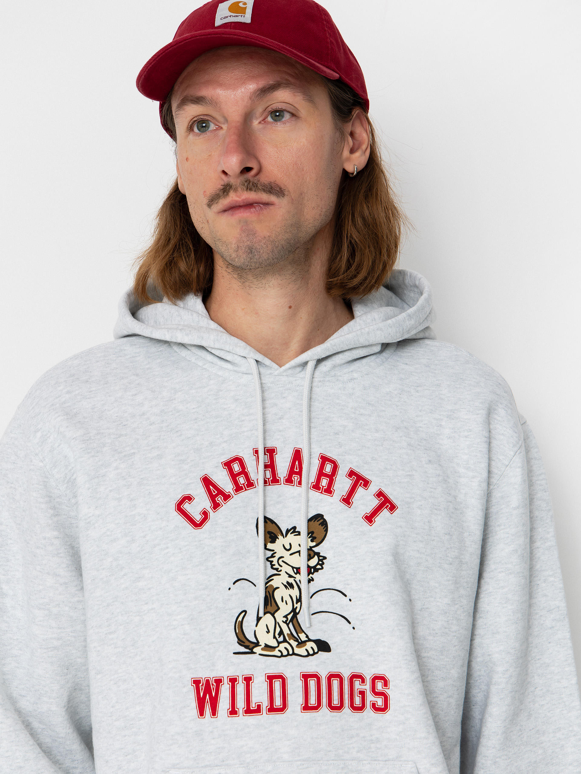 Худі Carhartt WIP Wild Dog HD (ash heather)