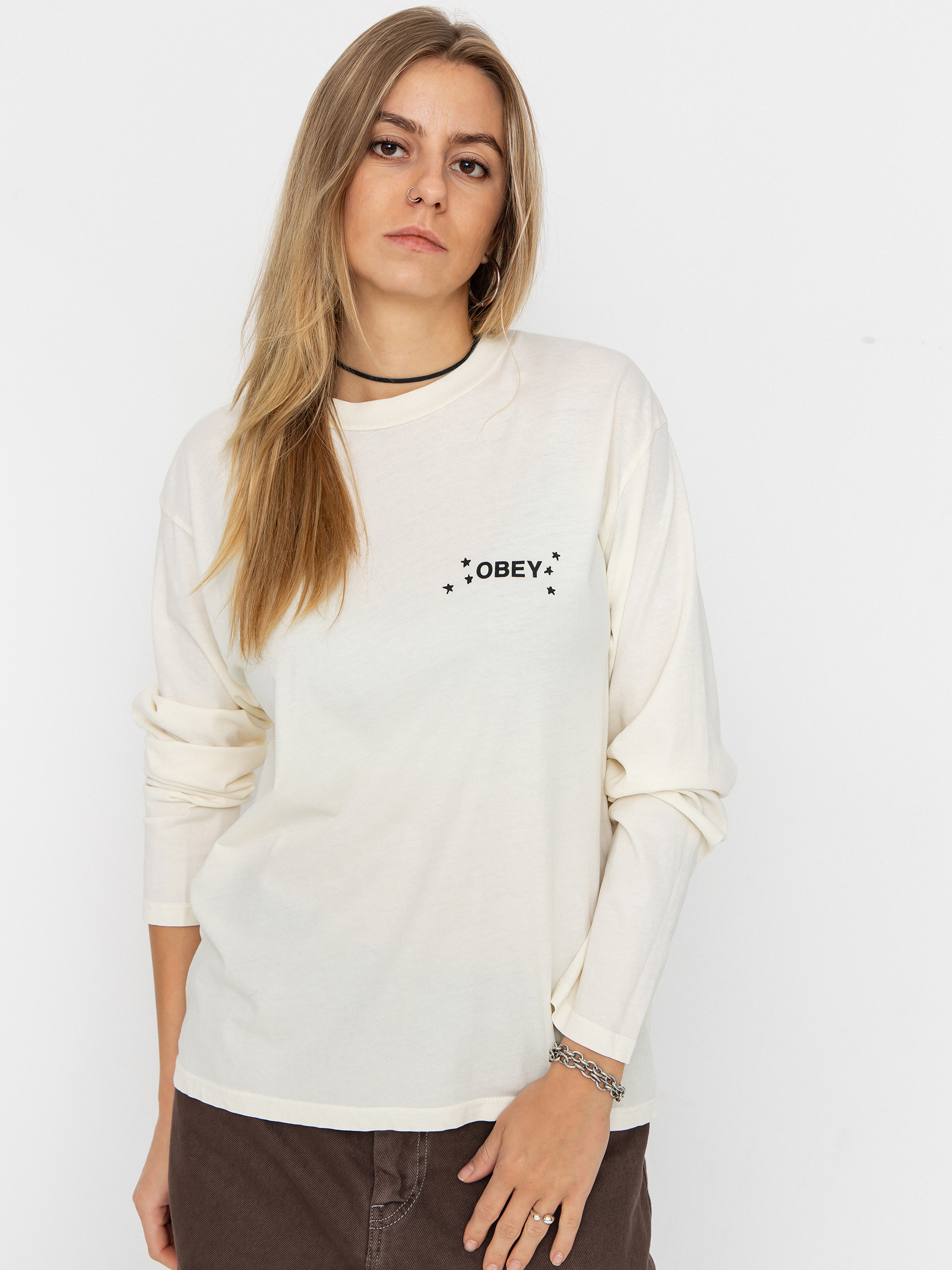 Лонгслів OBEY Obey Wilted Bunch Wmn (unbleached)