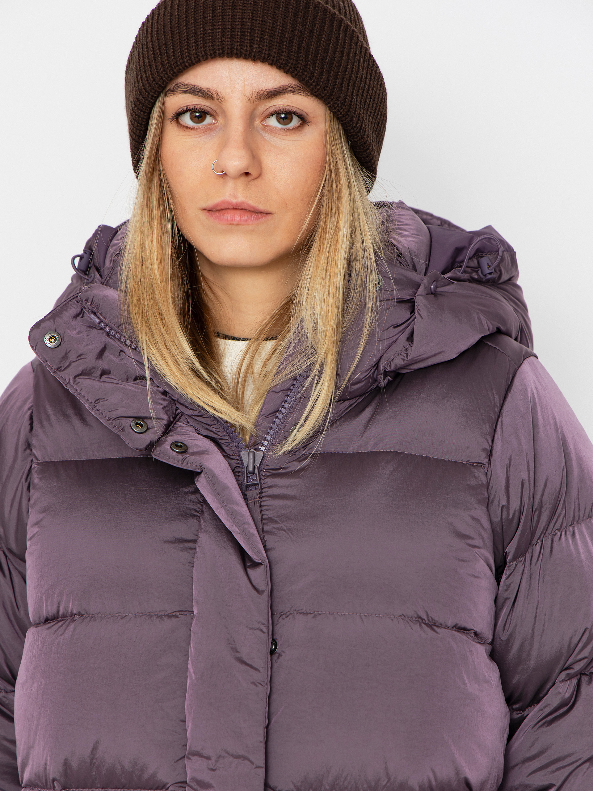 Куртка Columbia Amaze Puff Hooded Wmn (fig high shine)