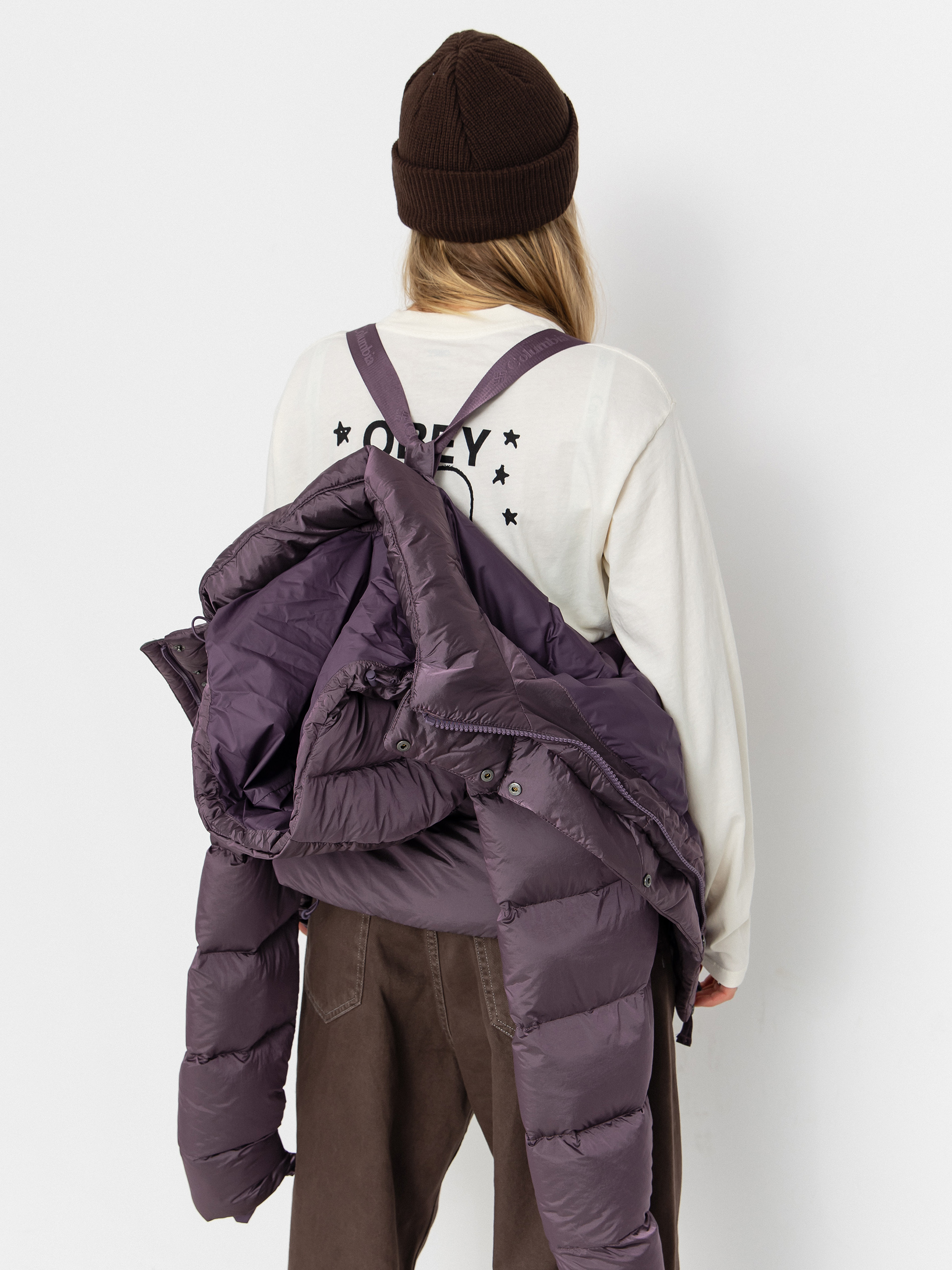 Куртка Columbia Amaze Puff Hooded Wmn (fig high shine)