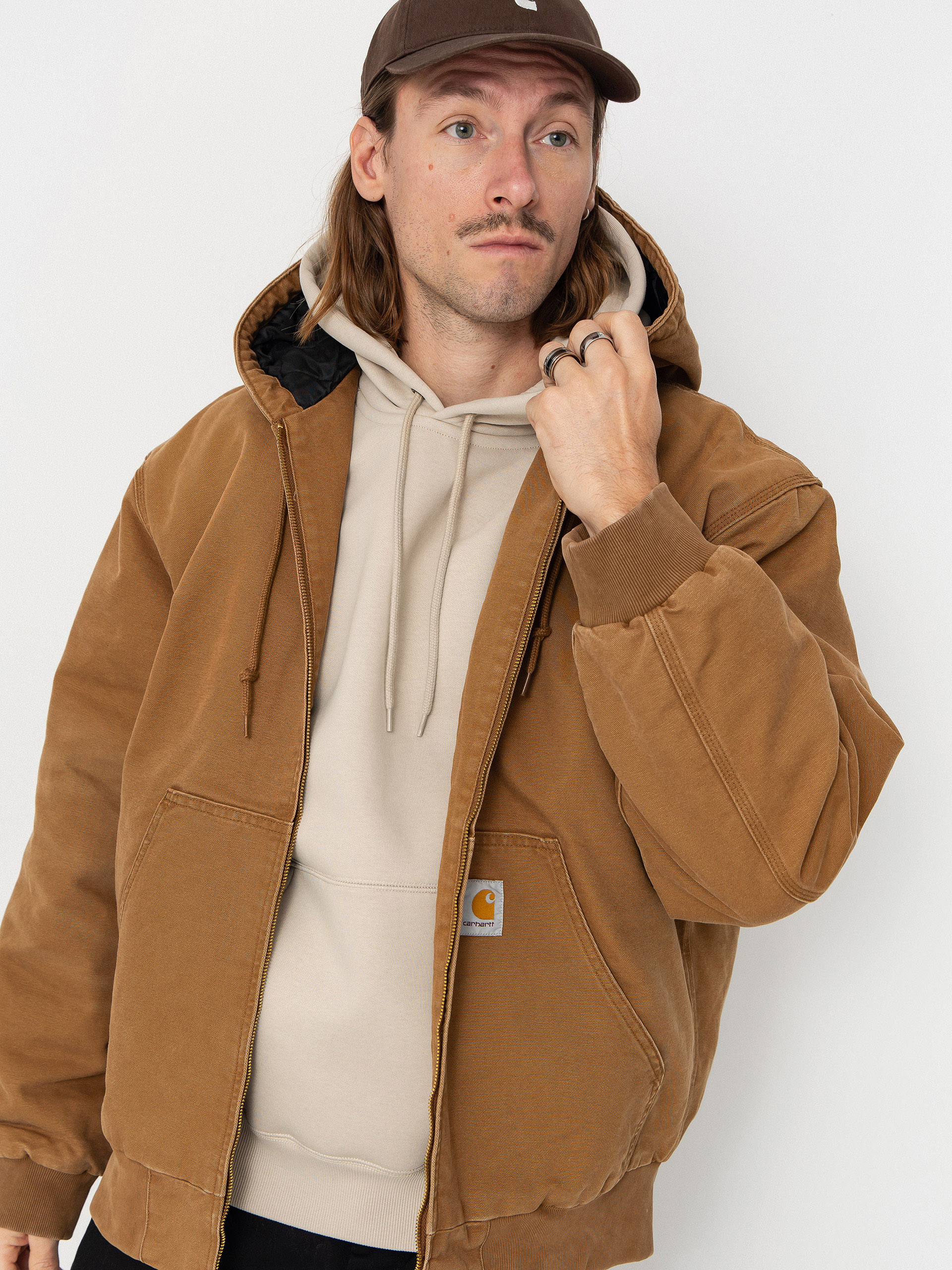 Куртка Carhartt WIP OG Active (hamilton brown/stone canvas)