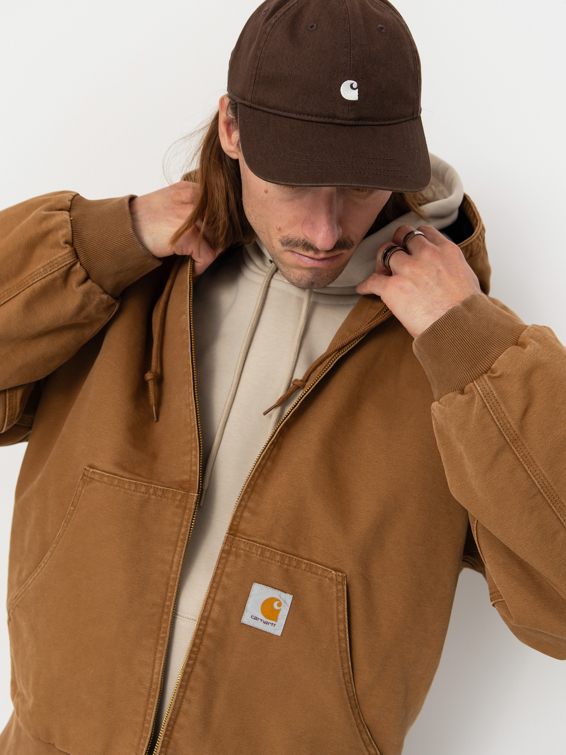 Куртка Carhartt WIP OG Active (hamilton brown/stone canvas)