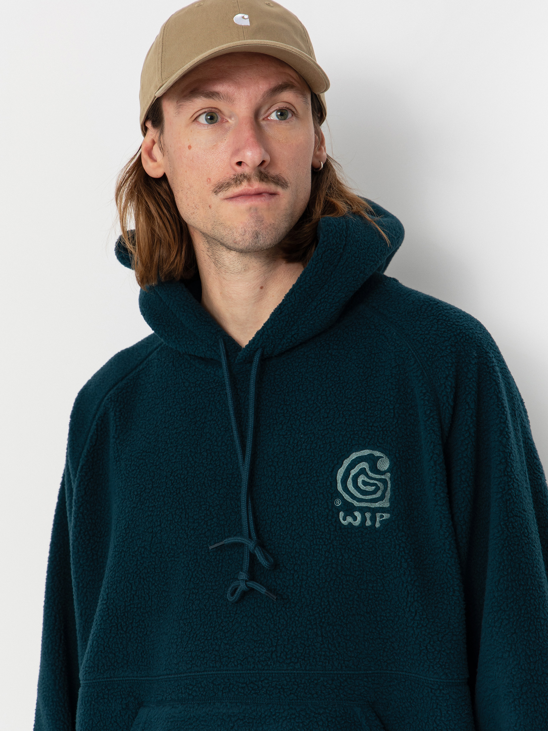 Худі Carhartt WIP Helix HD (deep lagoon/silver pine)