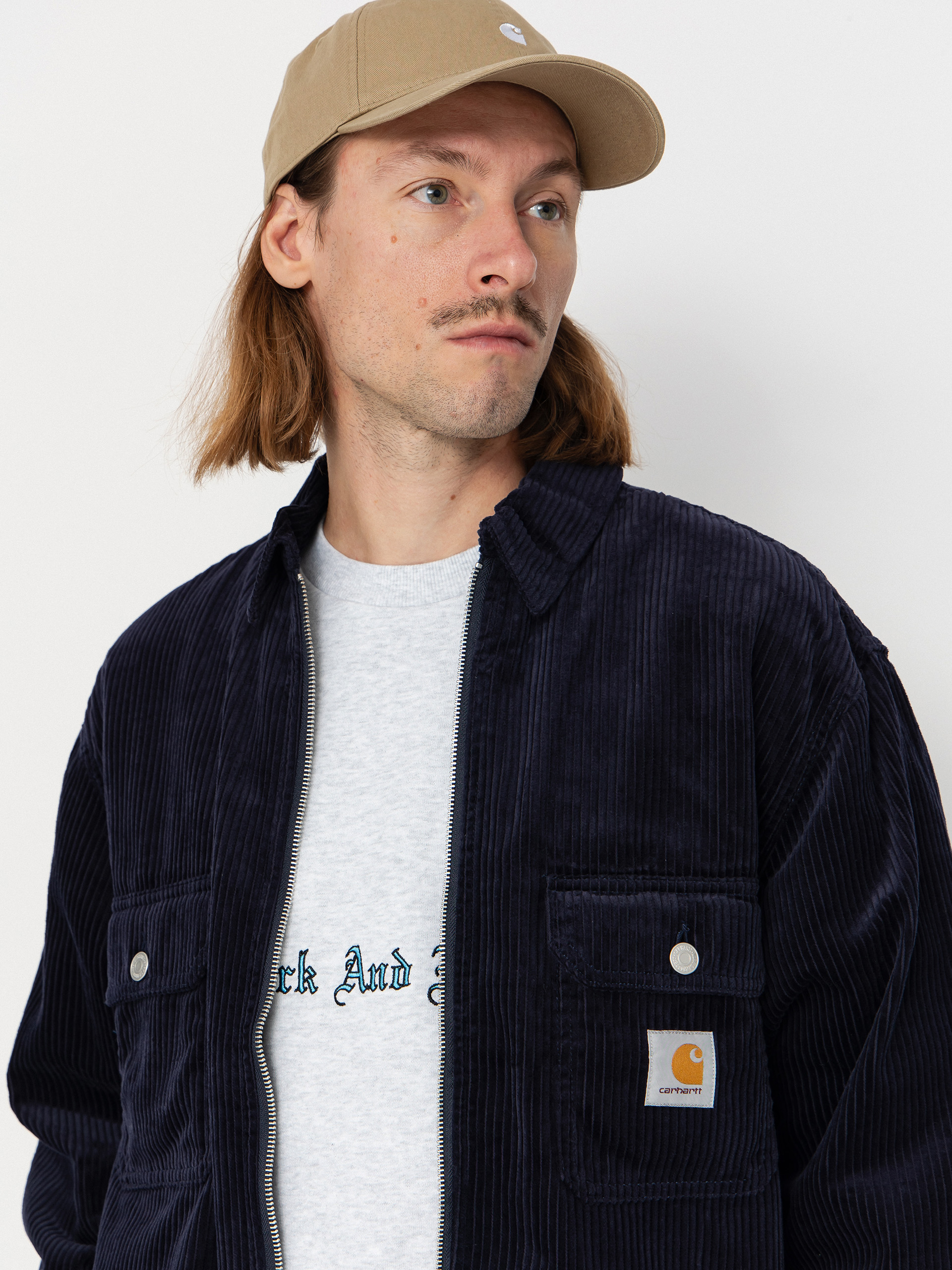 Куртка Carhartt WIP Reynold (dark navy/rinsed)
