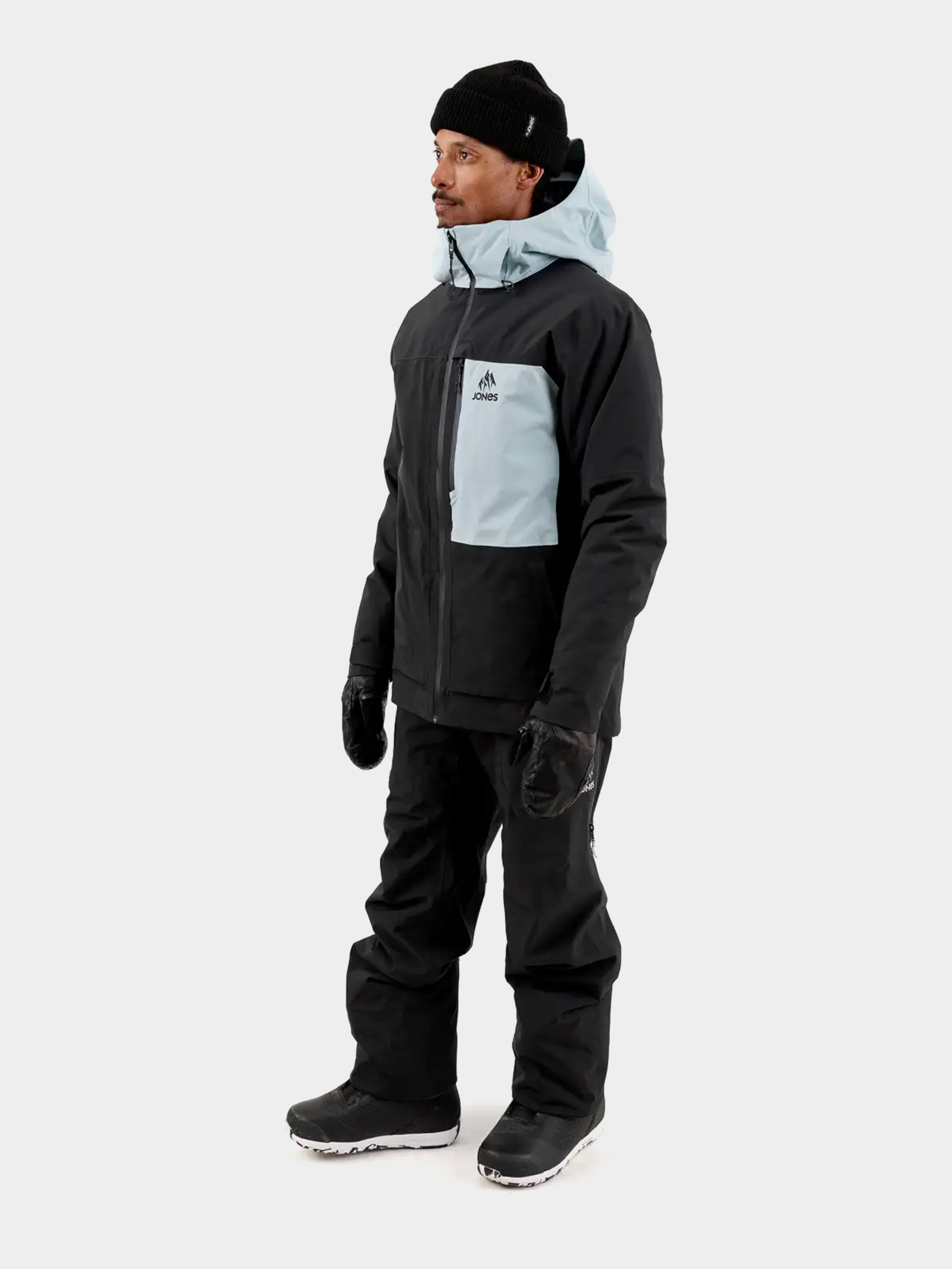 Чоловіча Сноубордична куртка Jones Snowboards Mtn Surf Rec (stealth black)