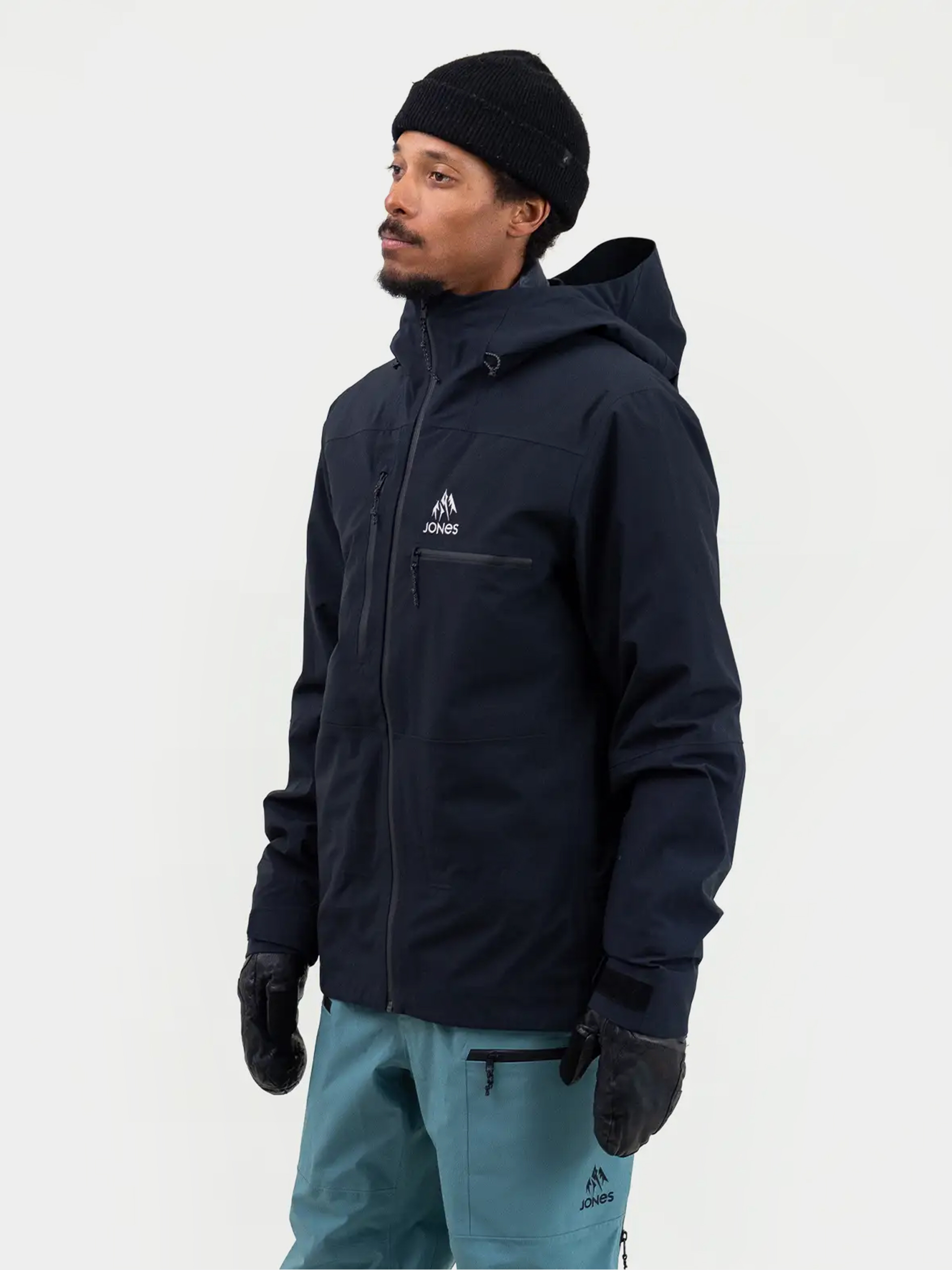 Чоловіча Сноубордична куртка Jones Snowboards Shralpinist Str Rec (stealth black)