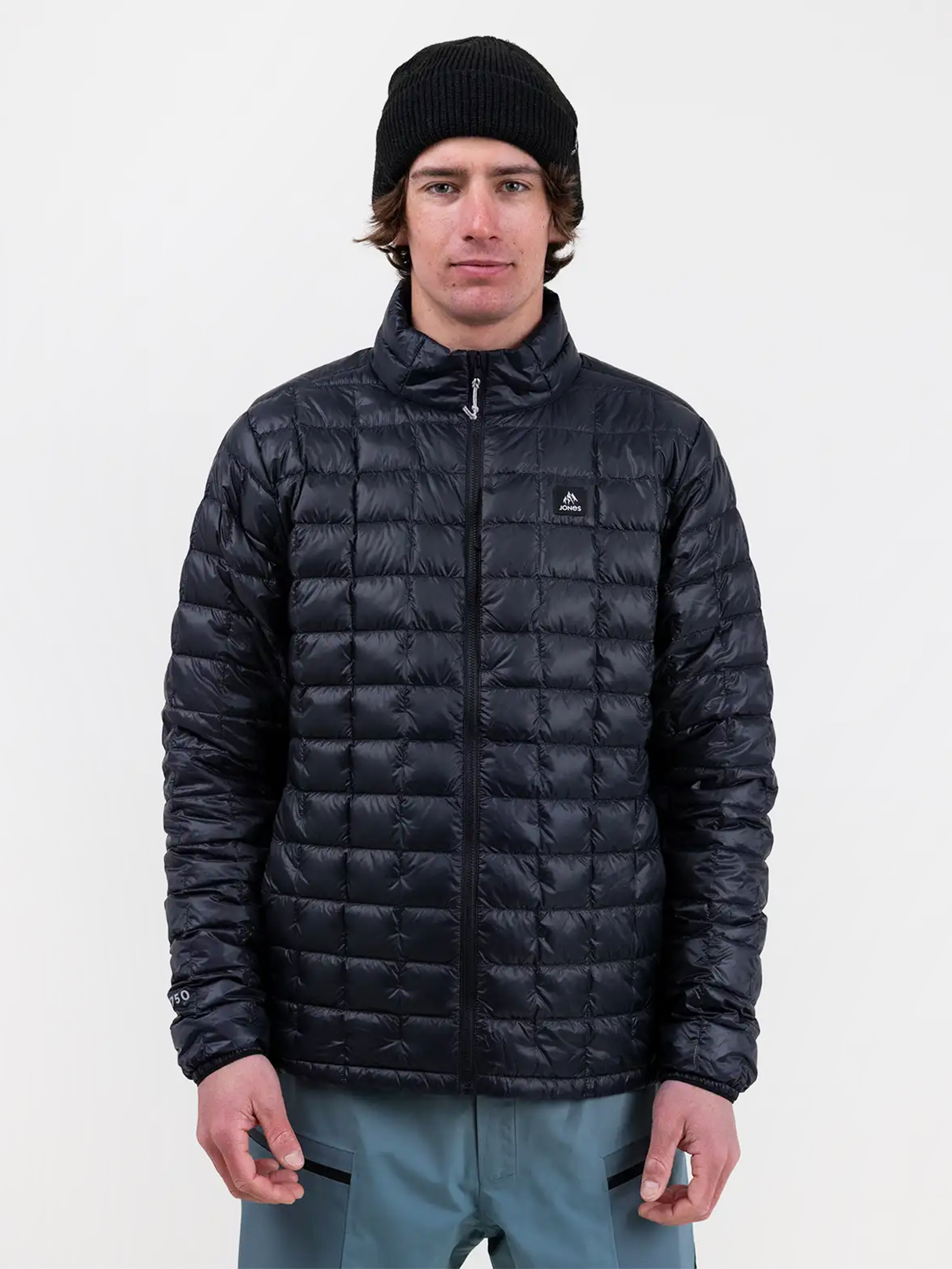 Чоловіча Сноубордична куртка Jones Snowboards Ult Re Up Down Rec (stealth black)