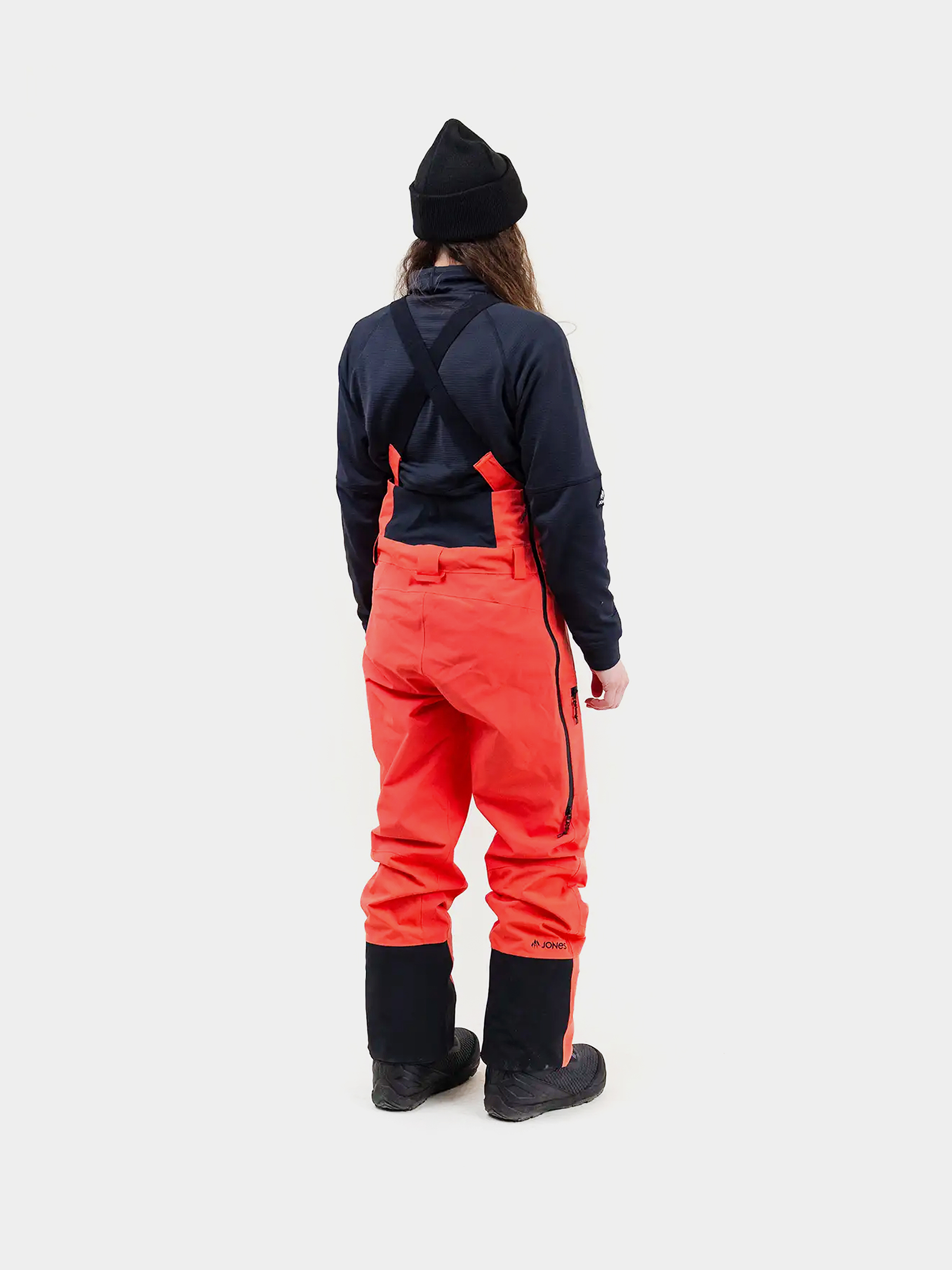 Жіночі Сноубордичні штани Jones Snowboards Mtn Surf Rec Bib (deep coral)