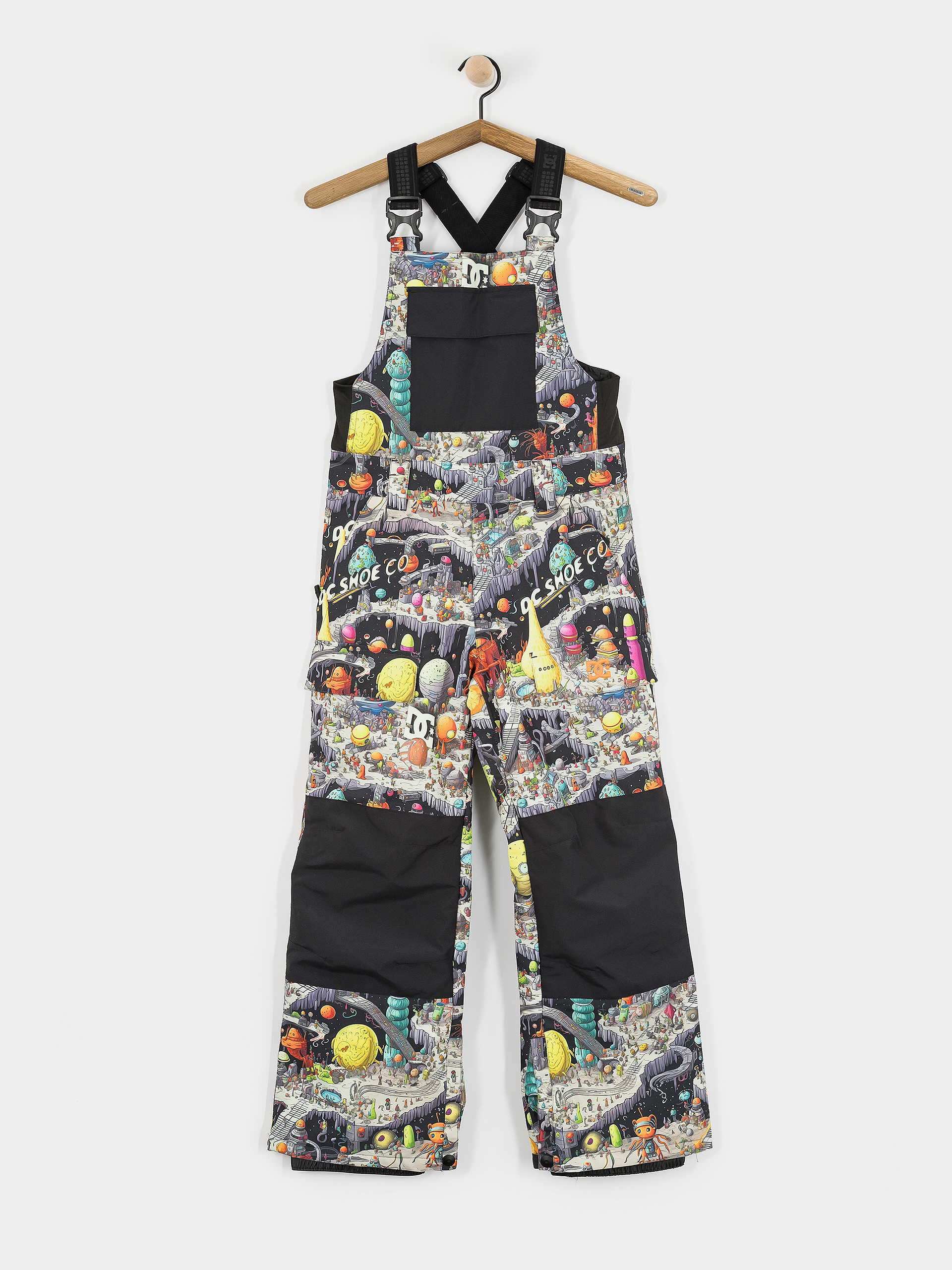 Сноубордичні штани DC Roadblock Bib JR (outer world black)