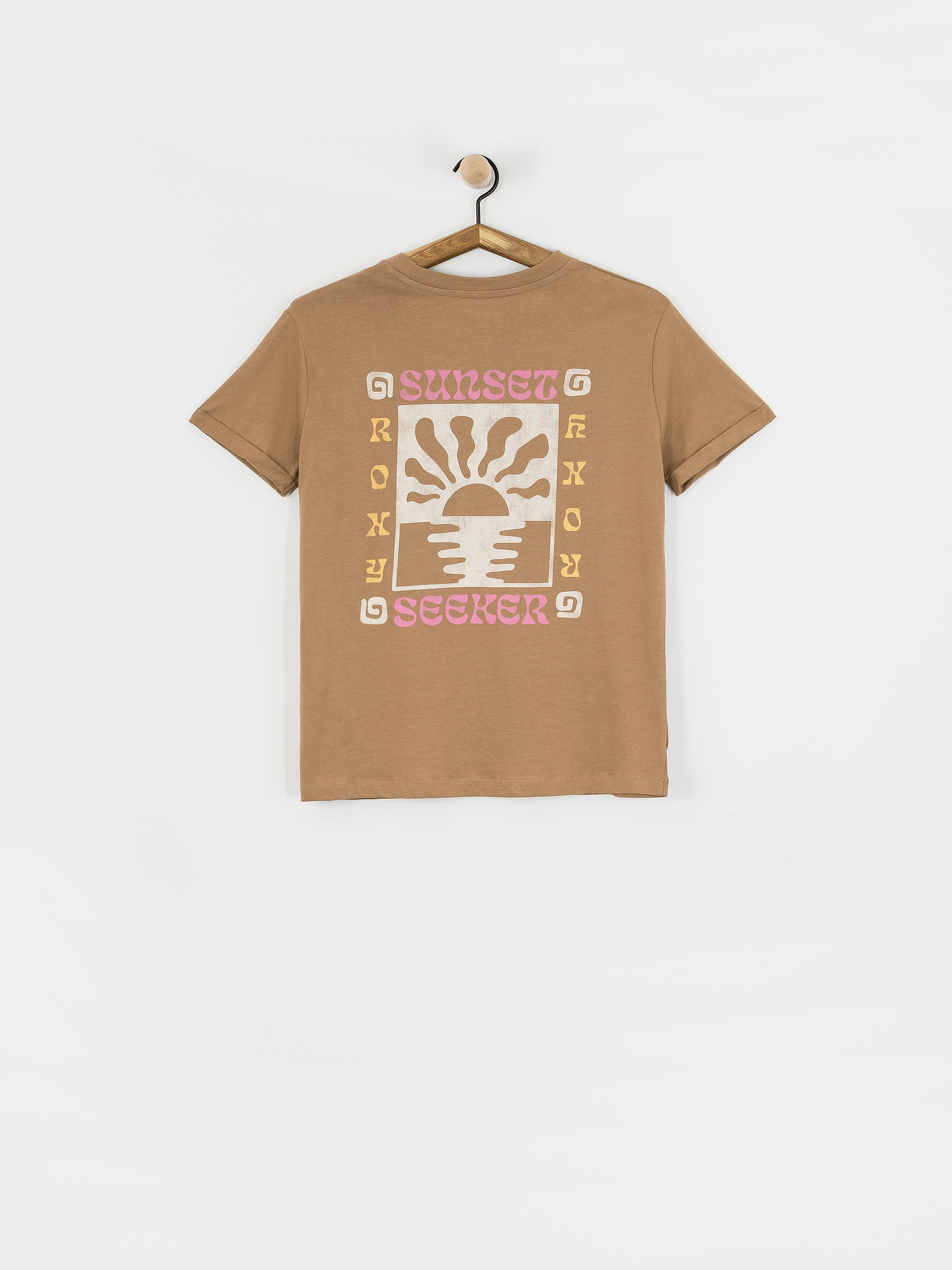 Футболка Roxy Oceanregular Poster Wmn (woodsmoke)