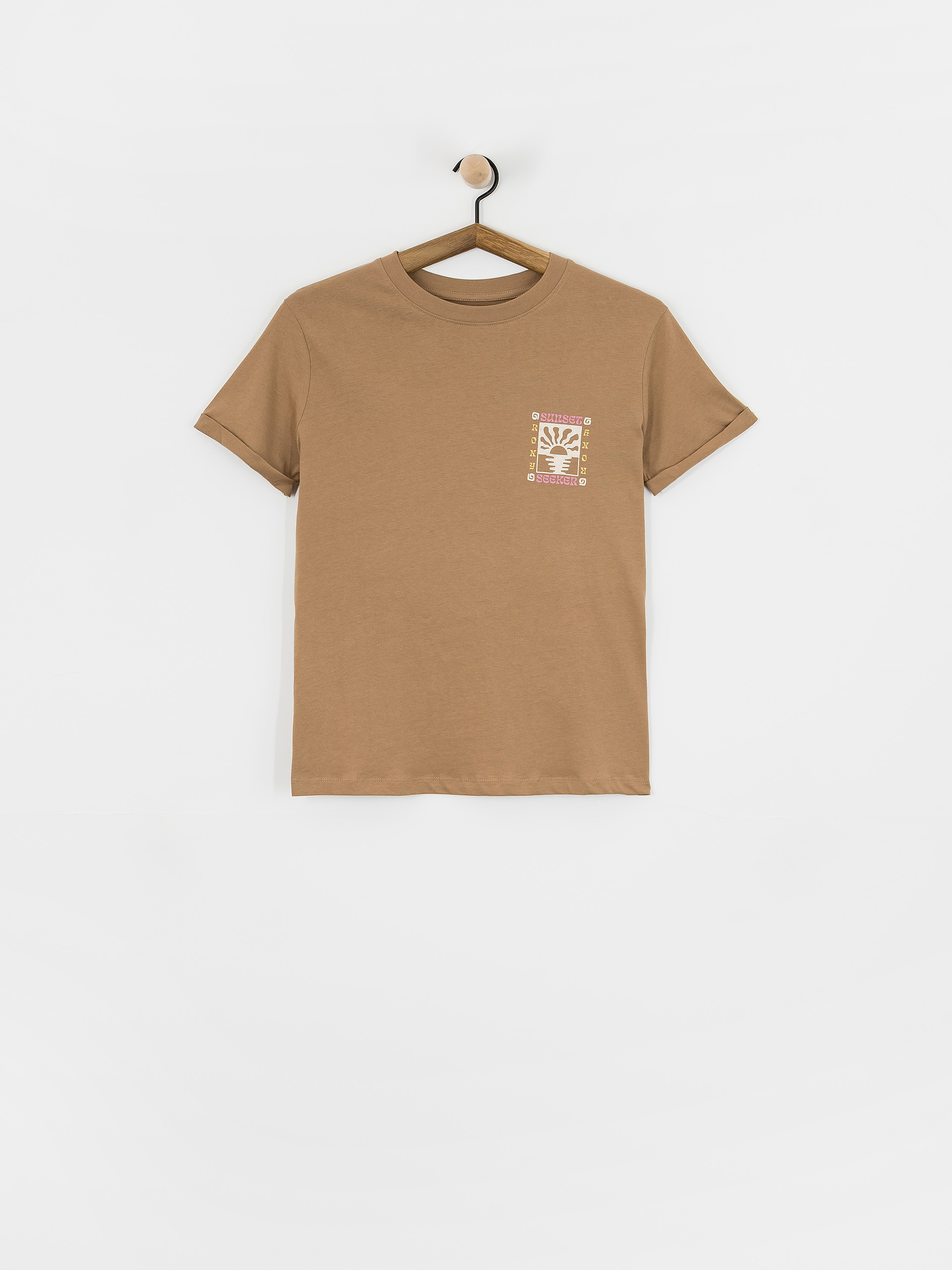 Футболка Roxy Oceanregular Poster Wmn (woodsmoke)