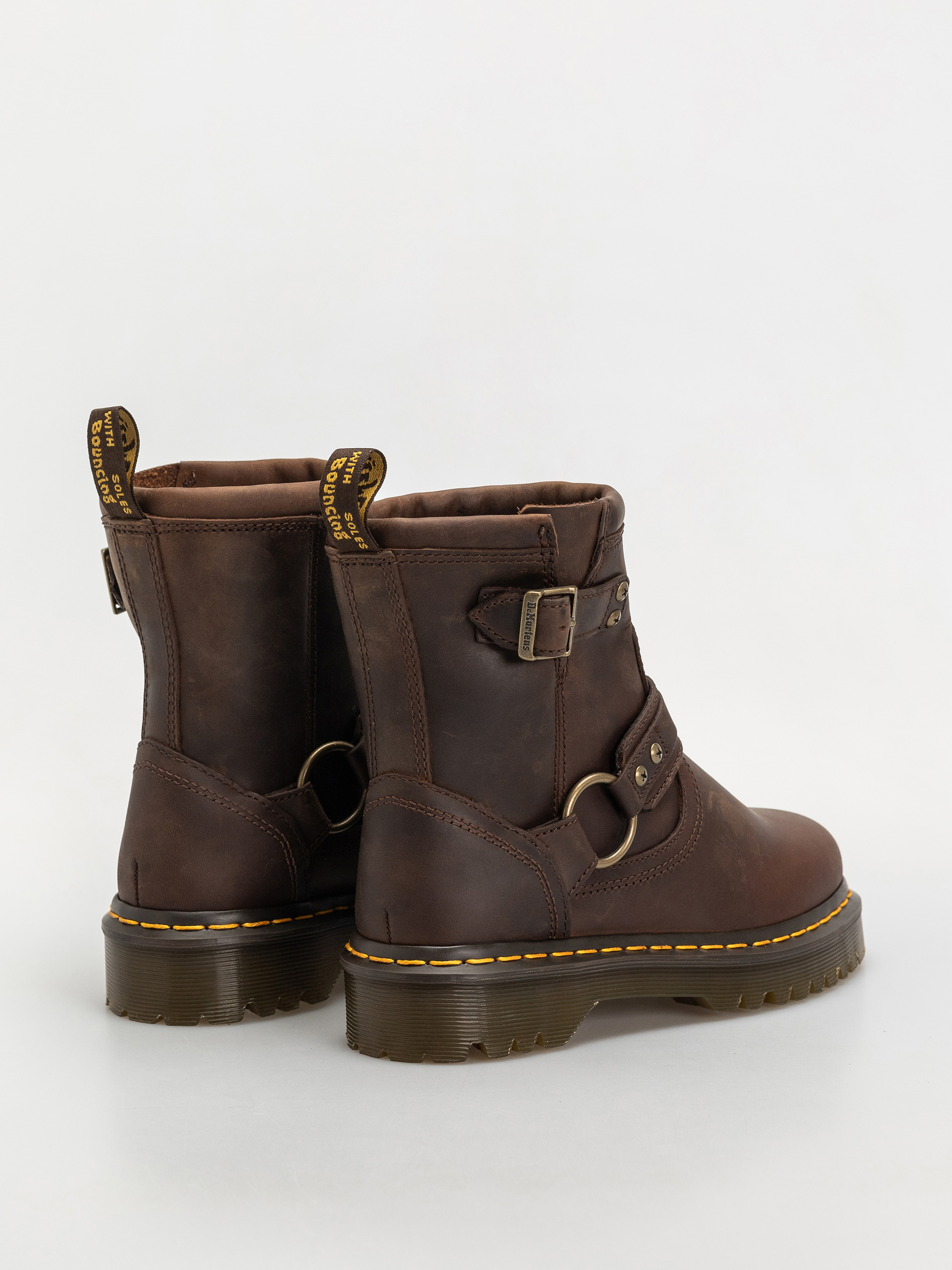 Взуття Dr. Martens Anistone HRNS Ankle (dark brown crazy horse)