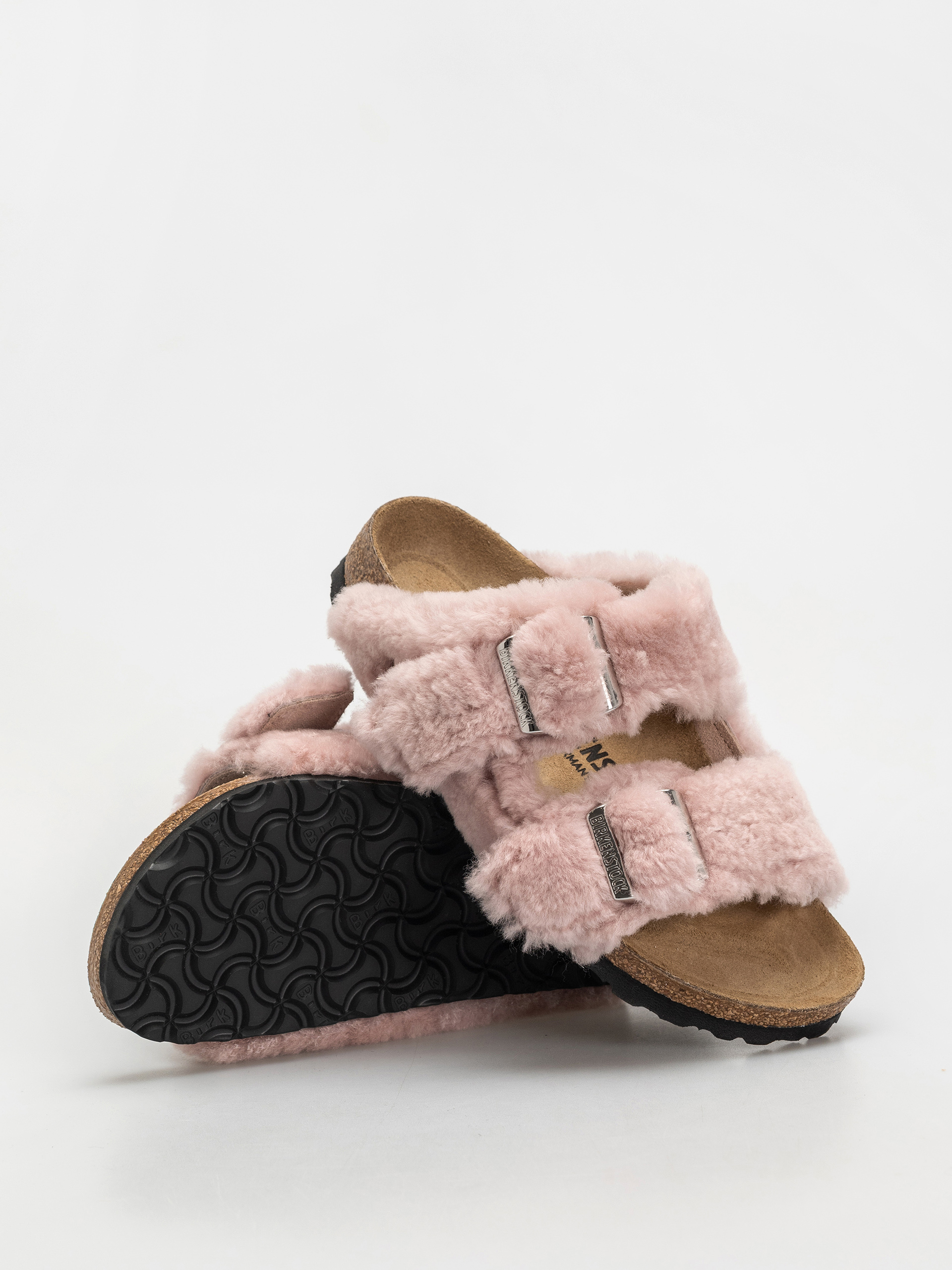 Шльопанці Birkenstock Arizona Shearling Cover Upper Narrow Wmn (crystal rose)