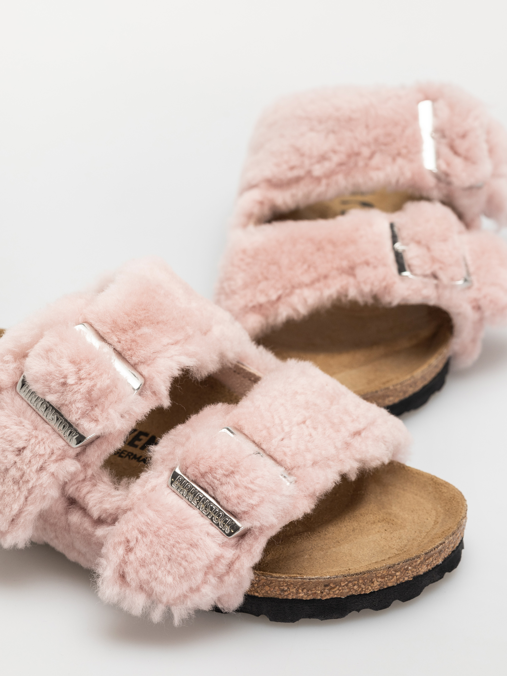 Шльопанці Birkenstock Arizona Shearling Cover Upper Narrow Wmn (crystal rose)