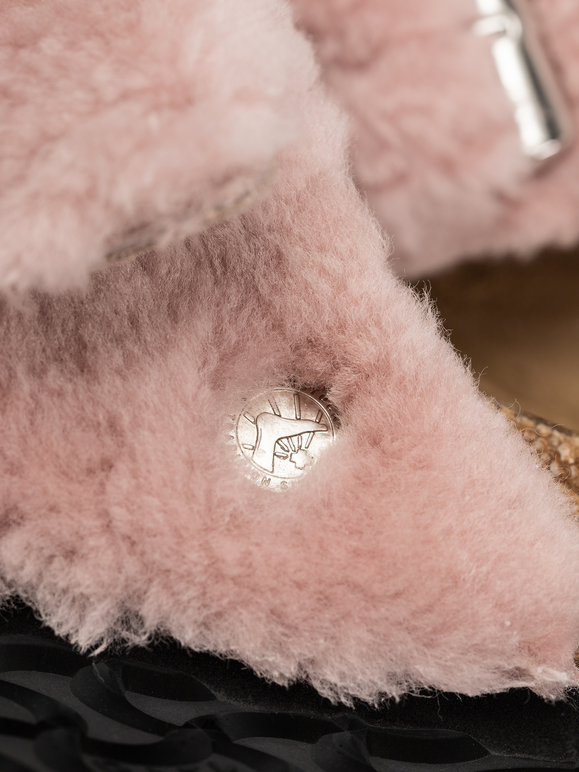 Шльопанці Birkenstock Arizona Shearling Cover Upper Narrow Wmn (crystal rose)