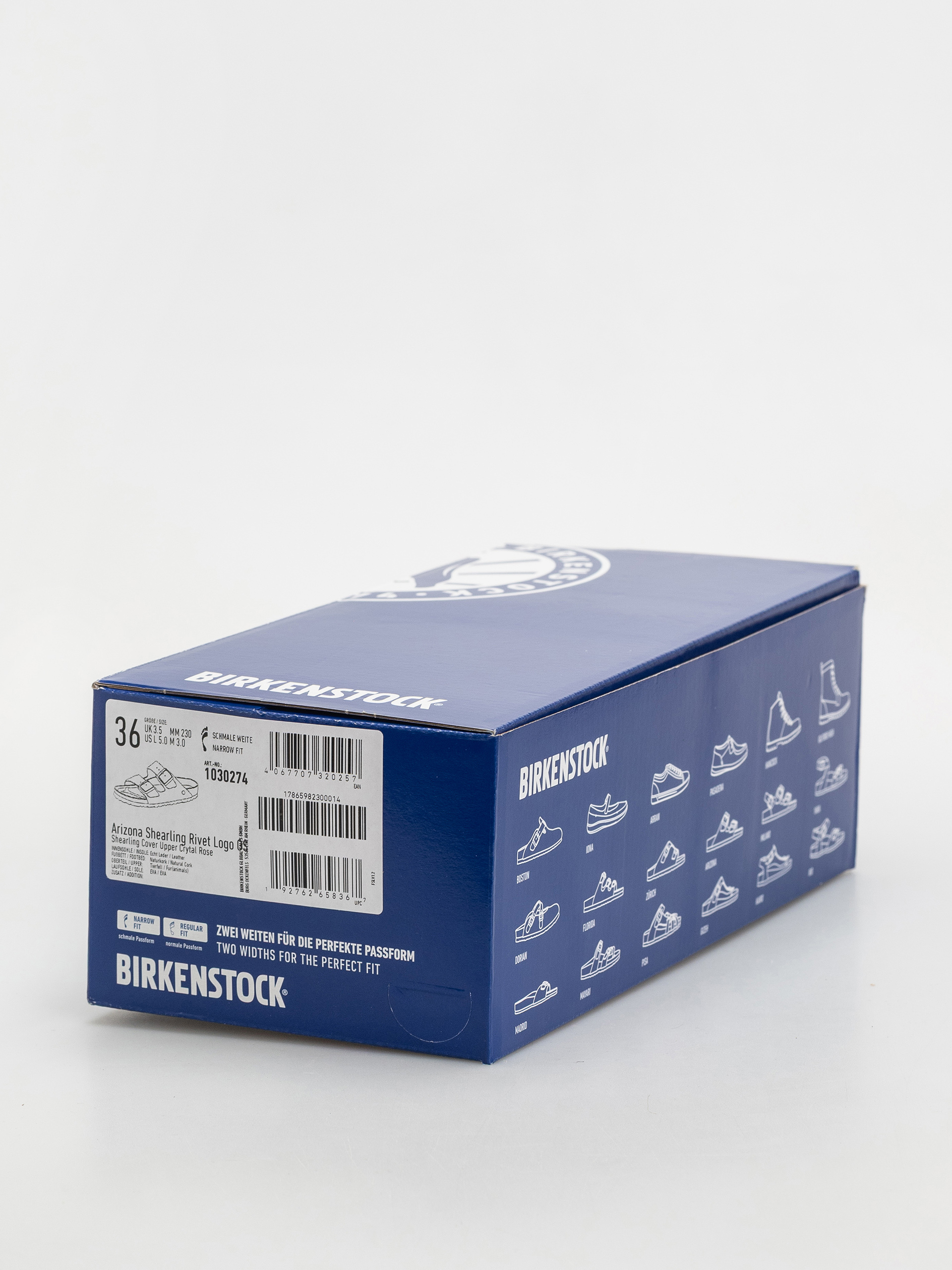 Шльопанці Birkenstock Arizona Shearling Cover Upper Narrow Wmn (crystal rose)