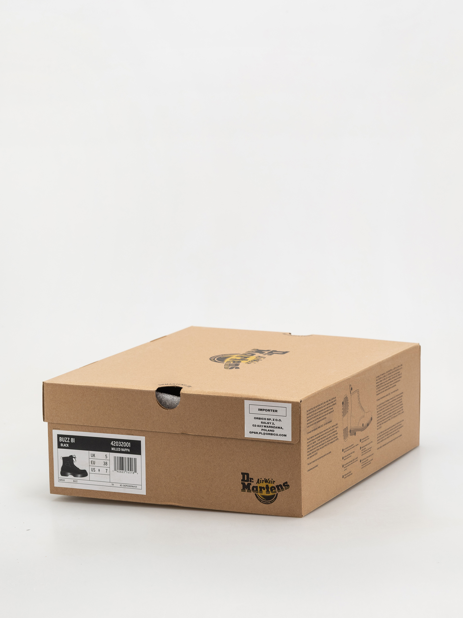 Взуття Dr. Martens Buzz 8i Wmn (black milled nappa)