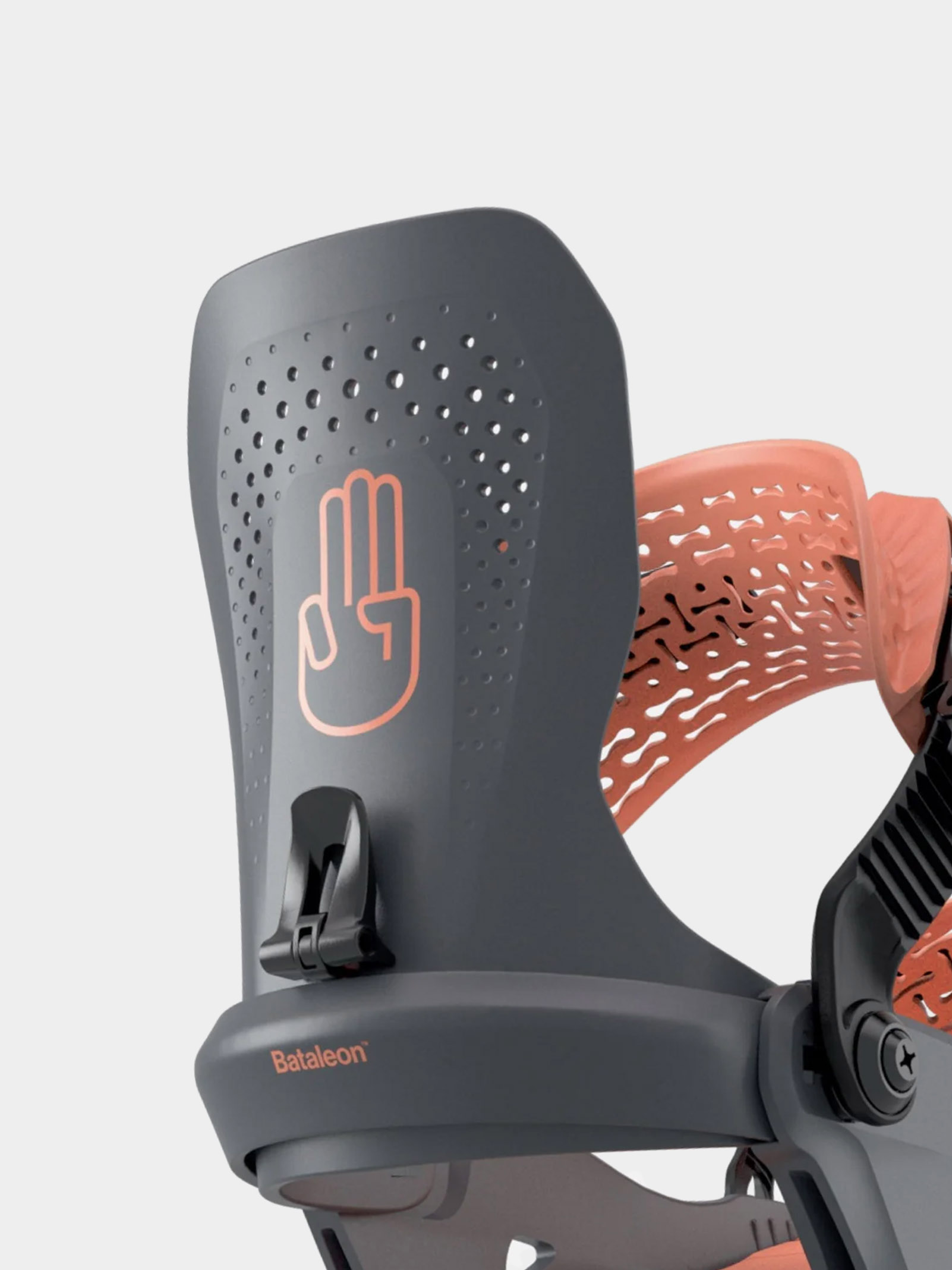 Жіночі Сноубордичні кріплення Bataleon Donna HeelWrap (black peach)