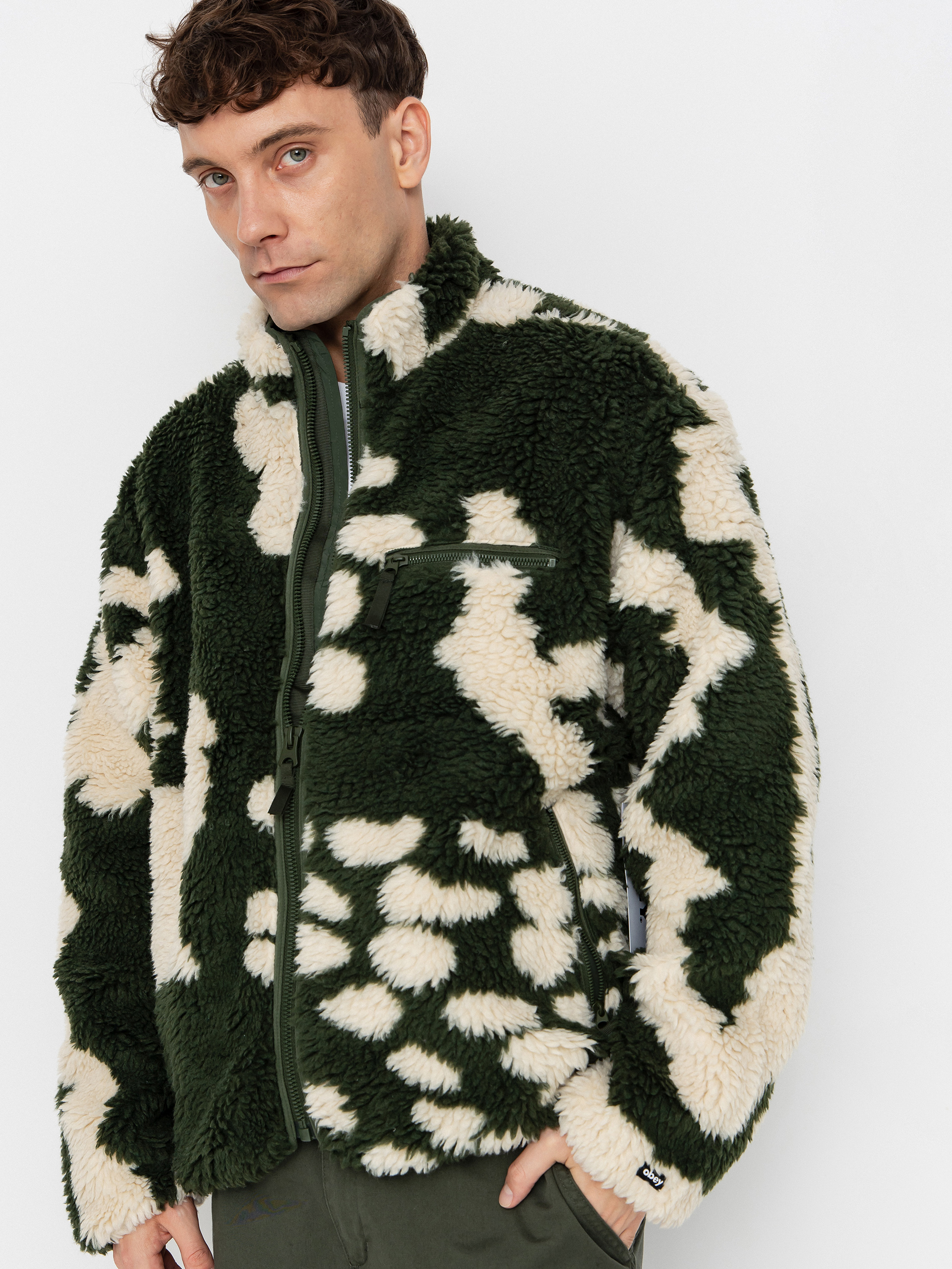 Флісовий светр OBEY Obey Shaggy Sherpa