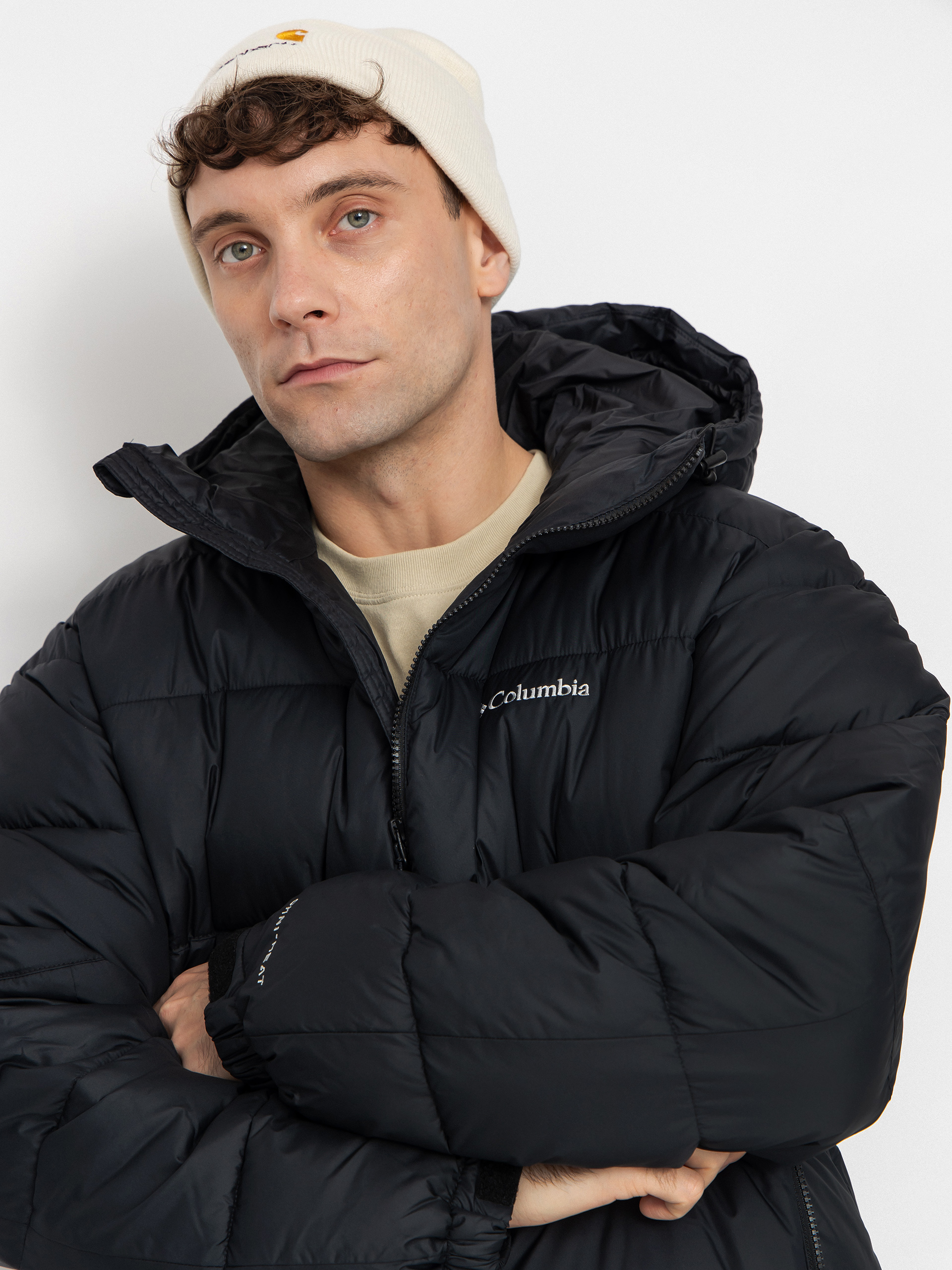 Куртка Columbia Pike Lake II Hooded - чорний (black)