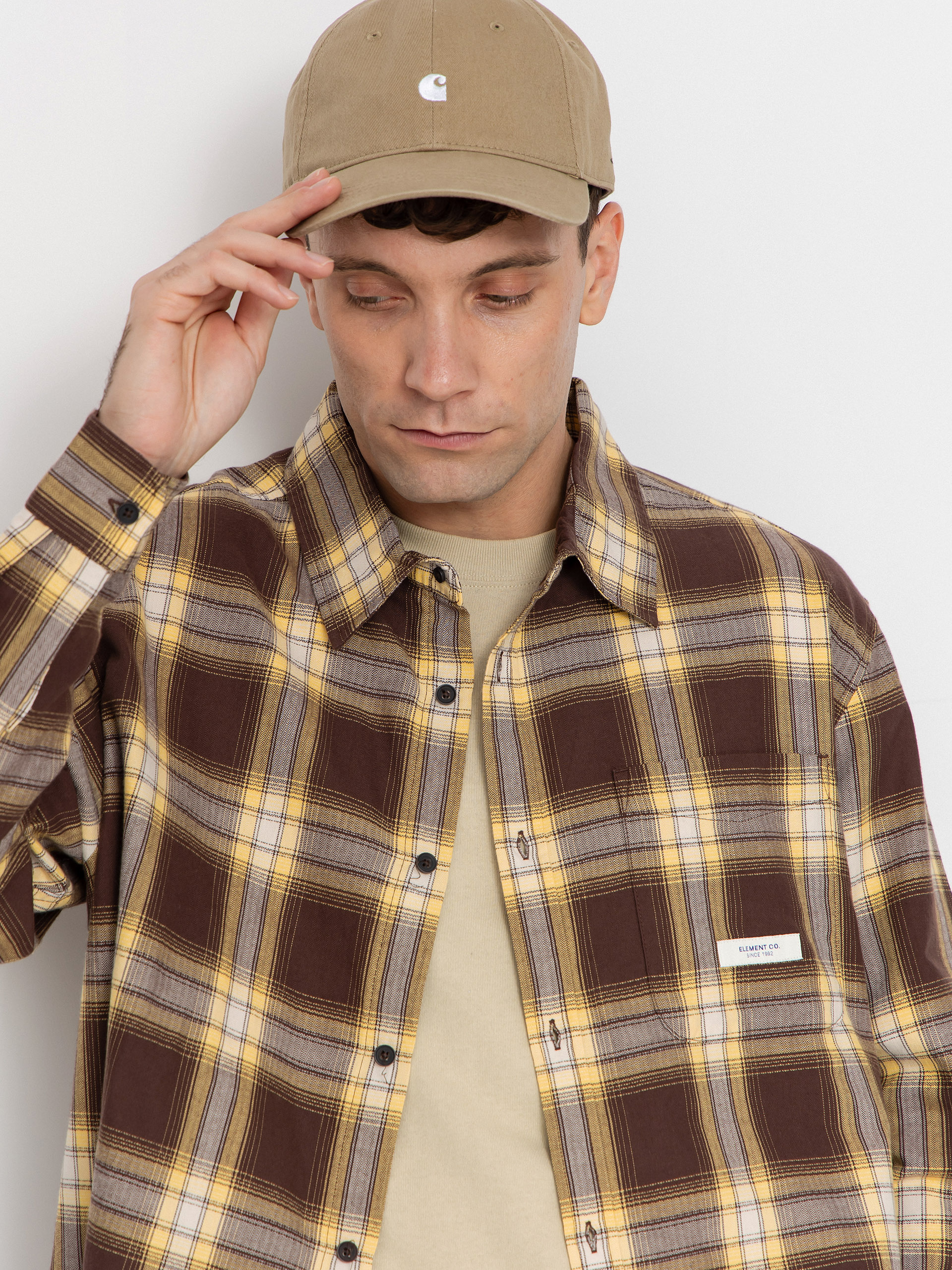 Сорочка Element All Season 1Pkt Lightweight (java/cornsilk plaid)