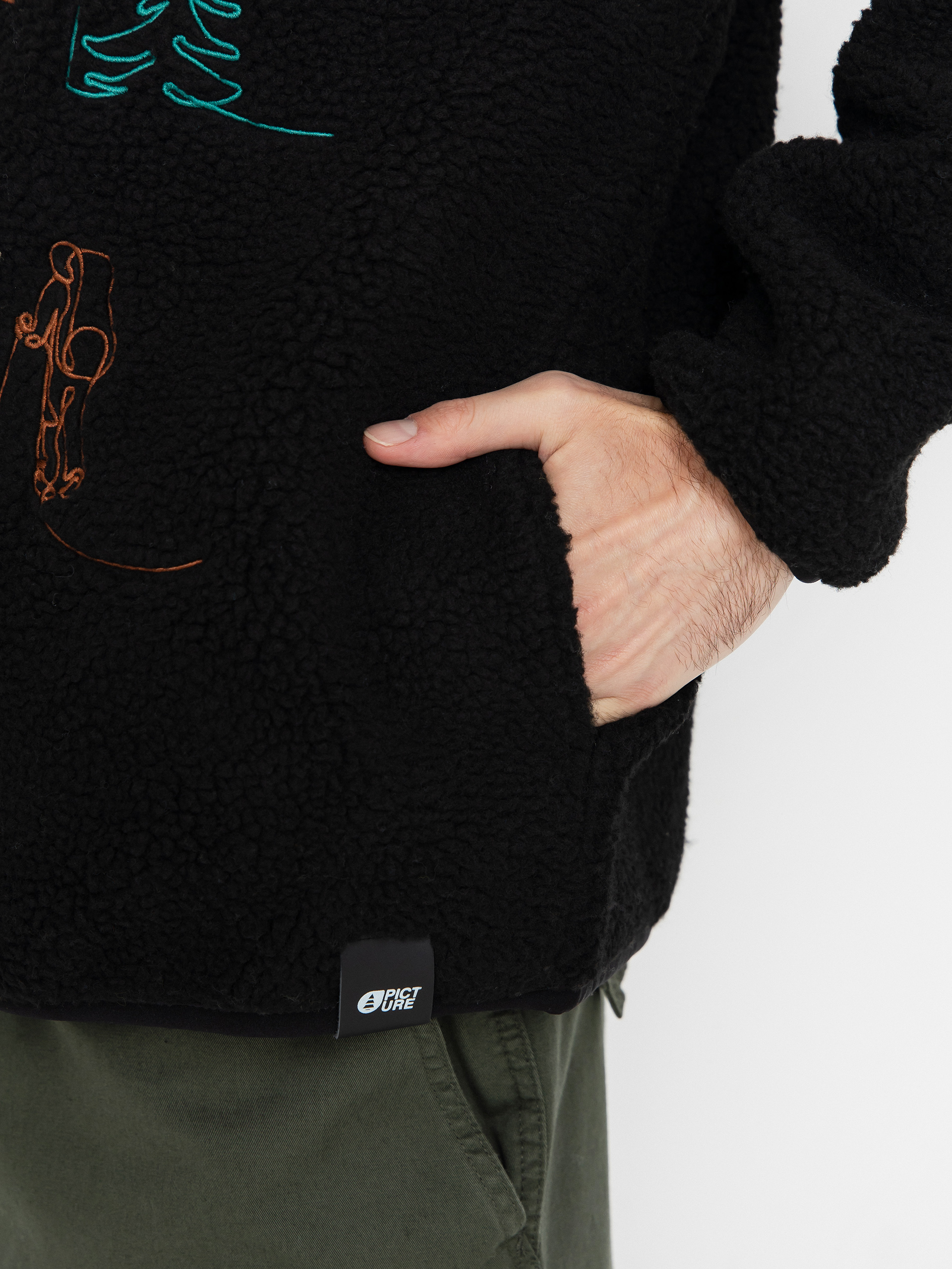 Чоловічий Флісовий светр Picture Hafdals Embro (black)