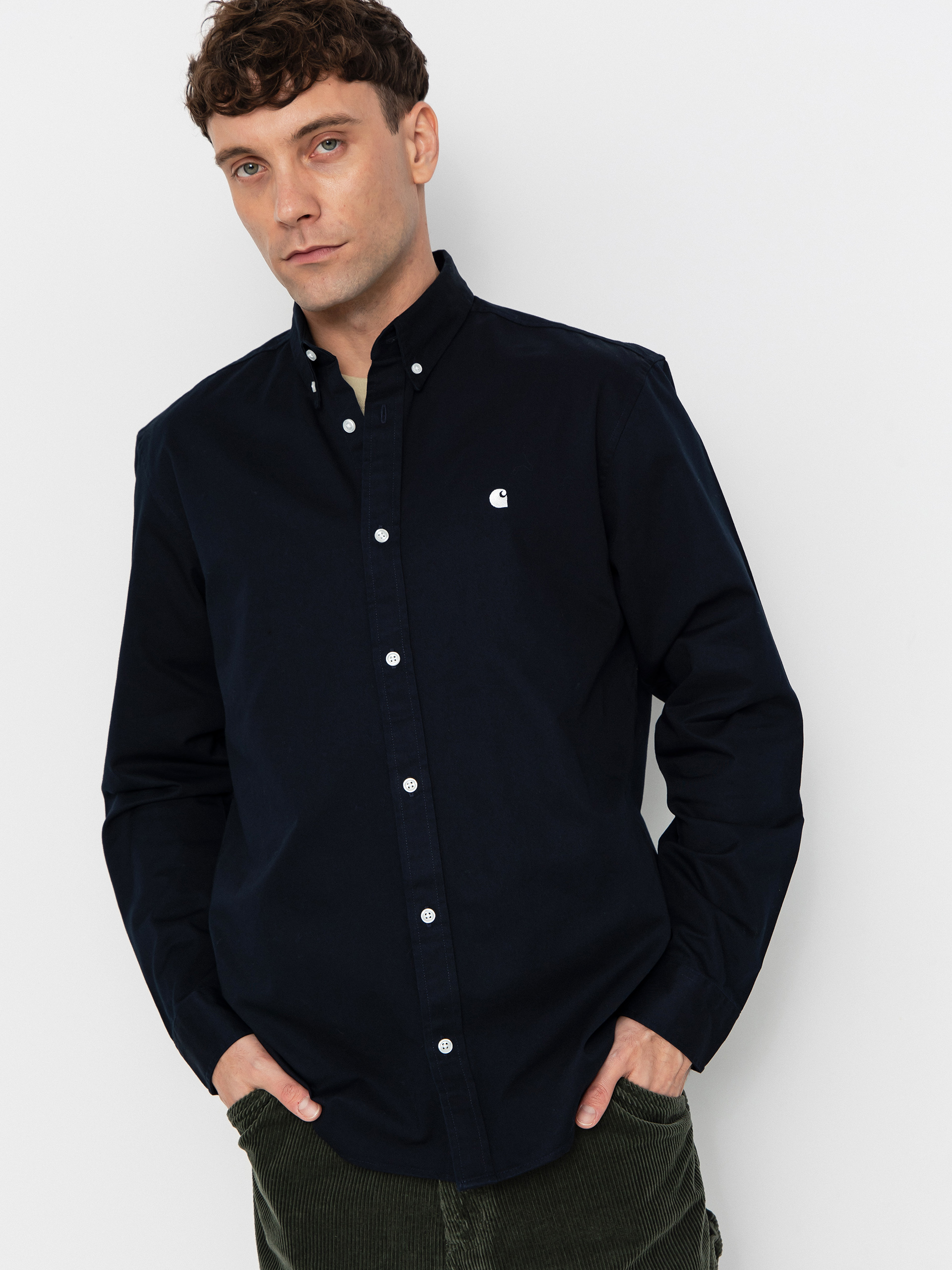 Сорочка Carhartt WIP Madison (dark navy/wax)