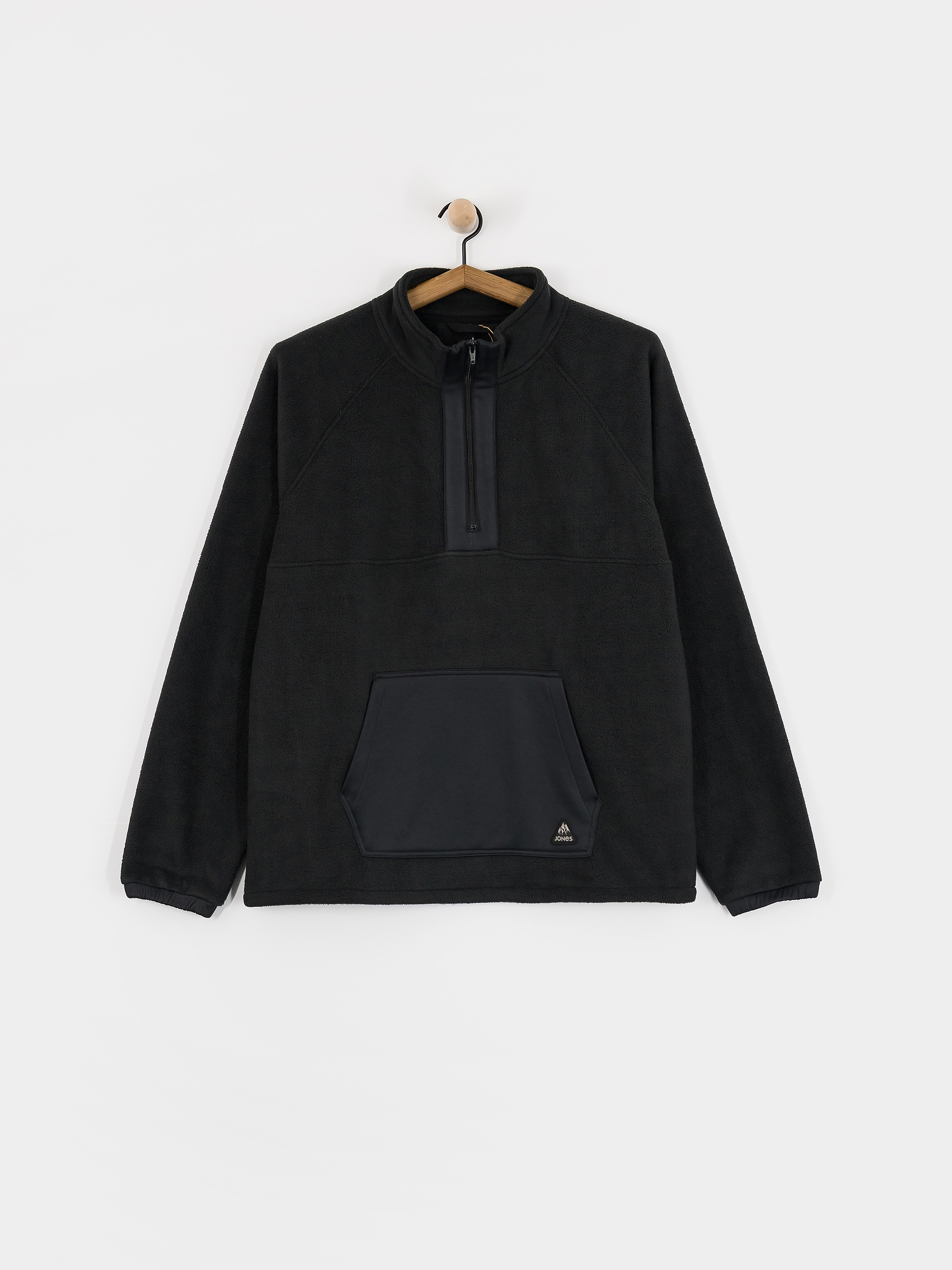 Світшот Jones Snowboards Lodge Half Zip Rec (stealth black)