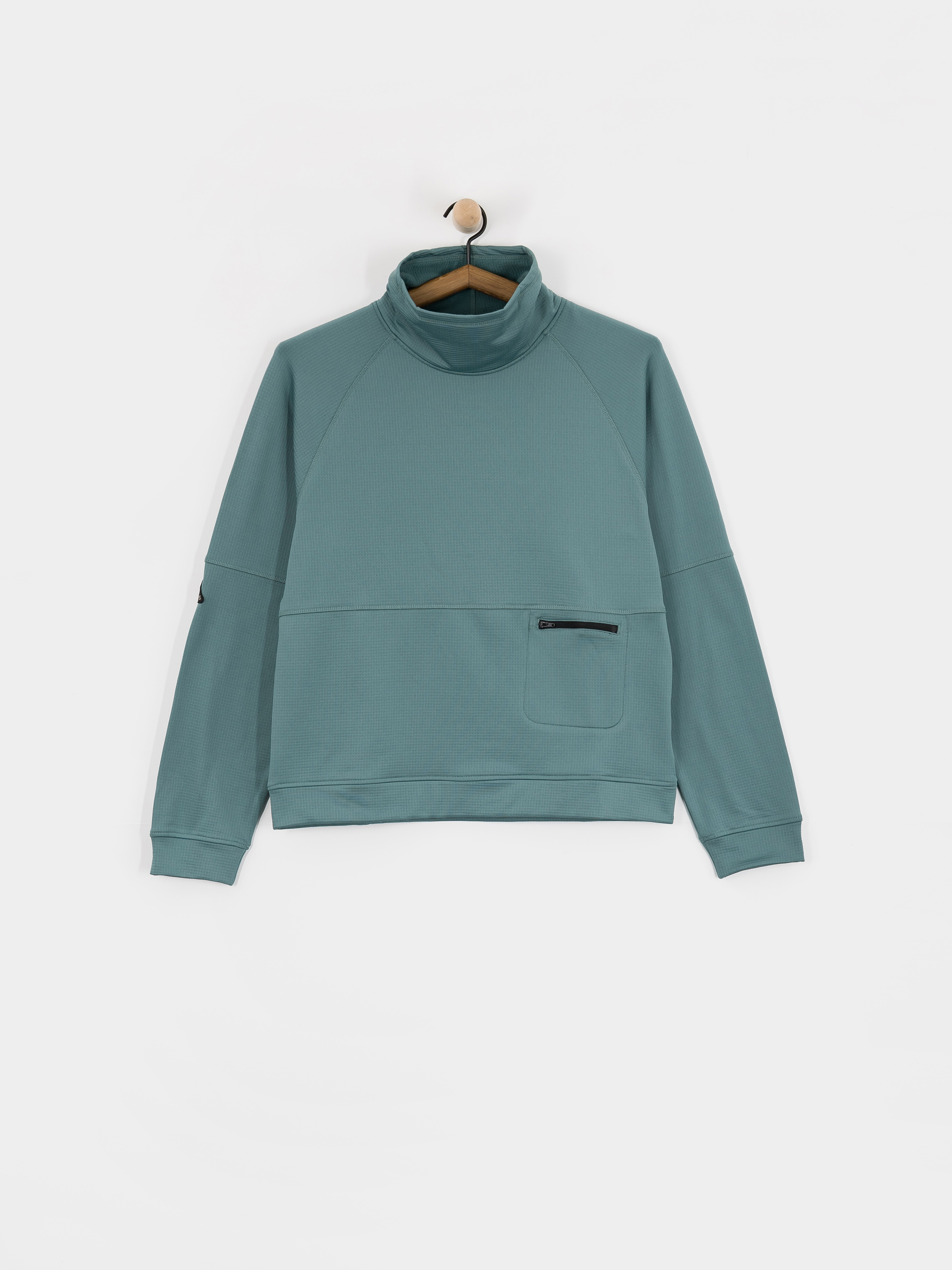 Світшот Jones Snowboards Flagship Rec Grid 1/2 Zip (atlantic blue)