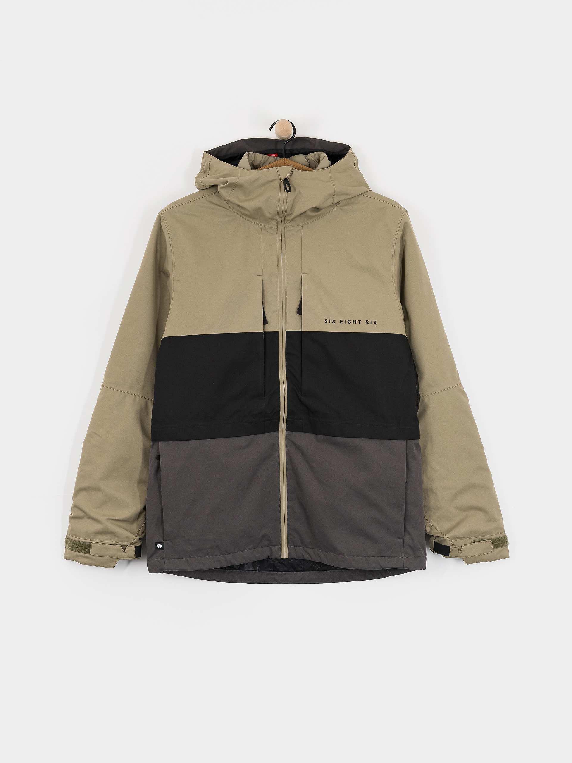 Чоловіча Сноубордична куртка 686 Smarty 3 In 1 Form (sage colorblock)